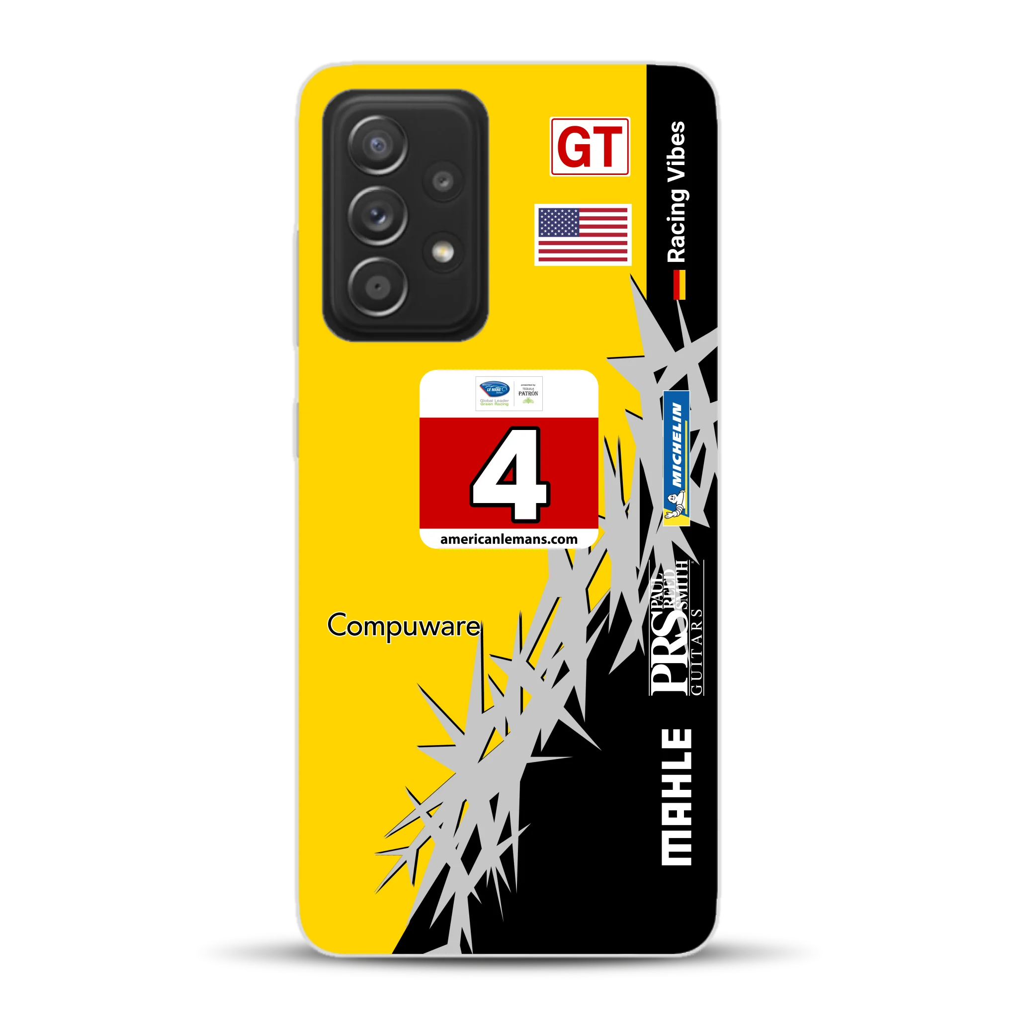 Corvette C6R 2010 ALMS Livery - Housse de téléphone portable personnalisée pour Samsung