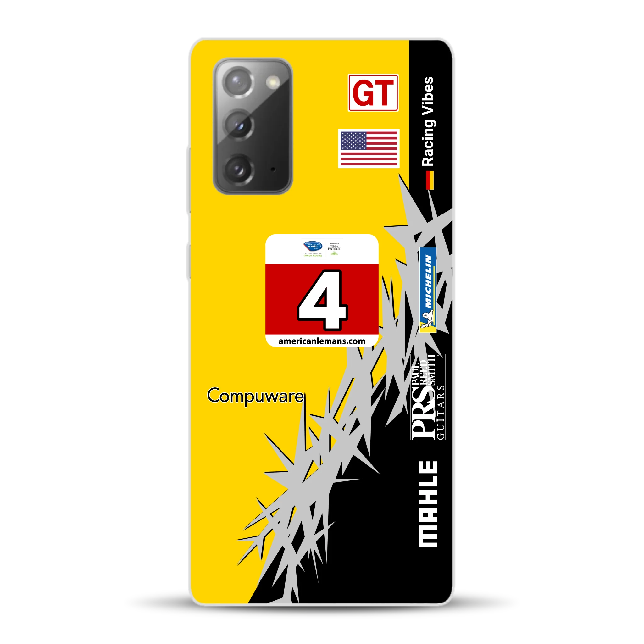 Corvette C6R 2010 ALMS Livery - Housse de téléphone portable personnalisée pour Samsung