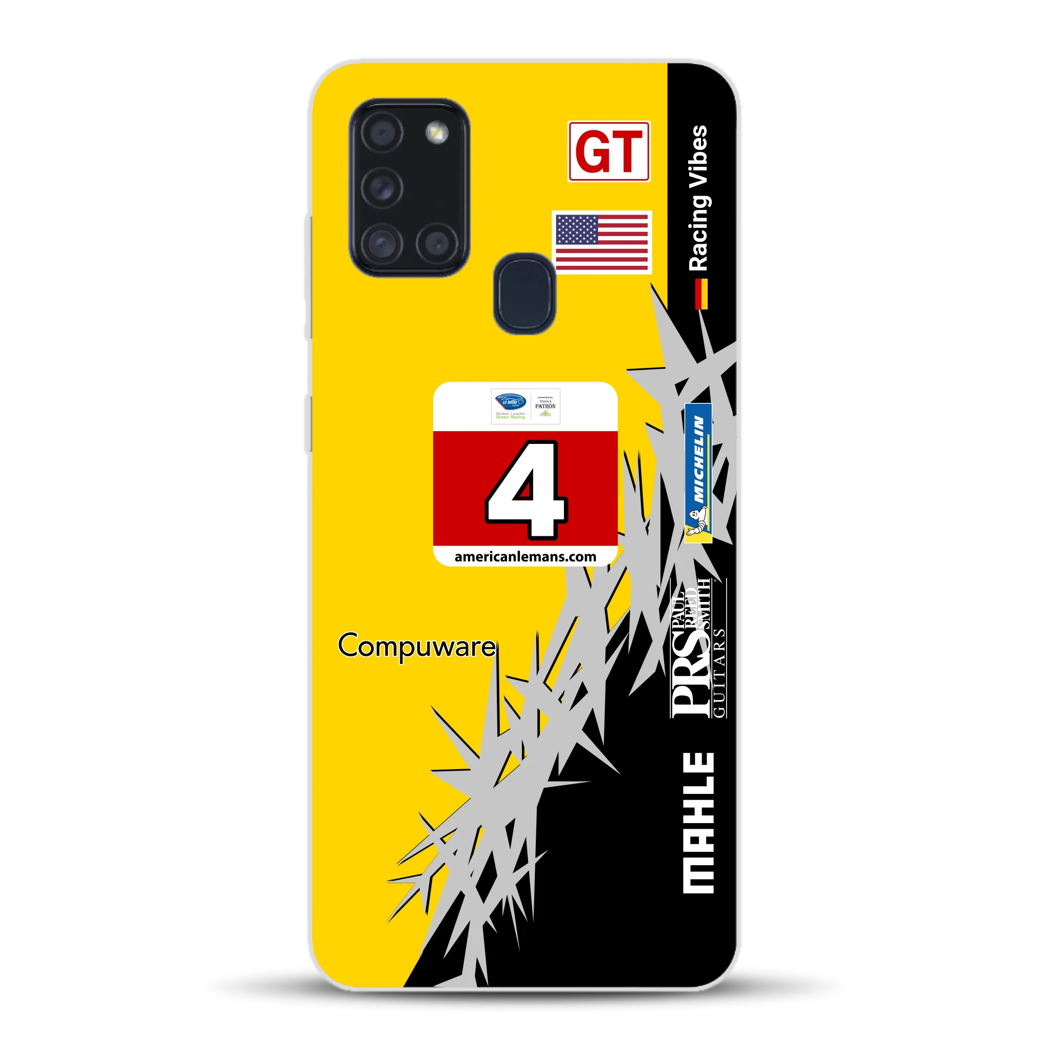 Corvette C6R 2010 ALMS Livery - Housse de téléphone portable personnalisée pour Samsung