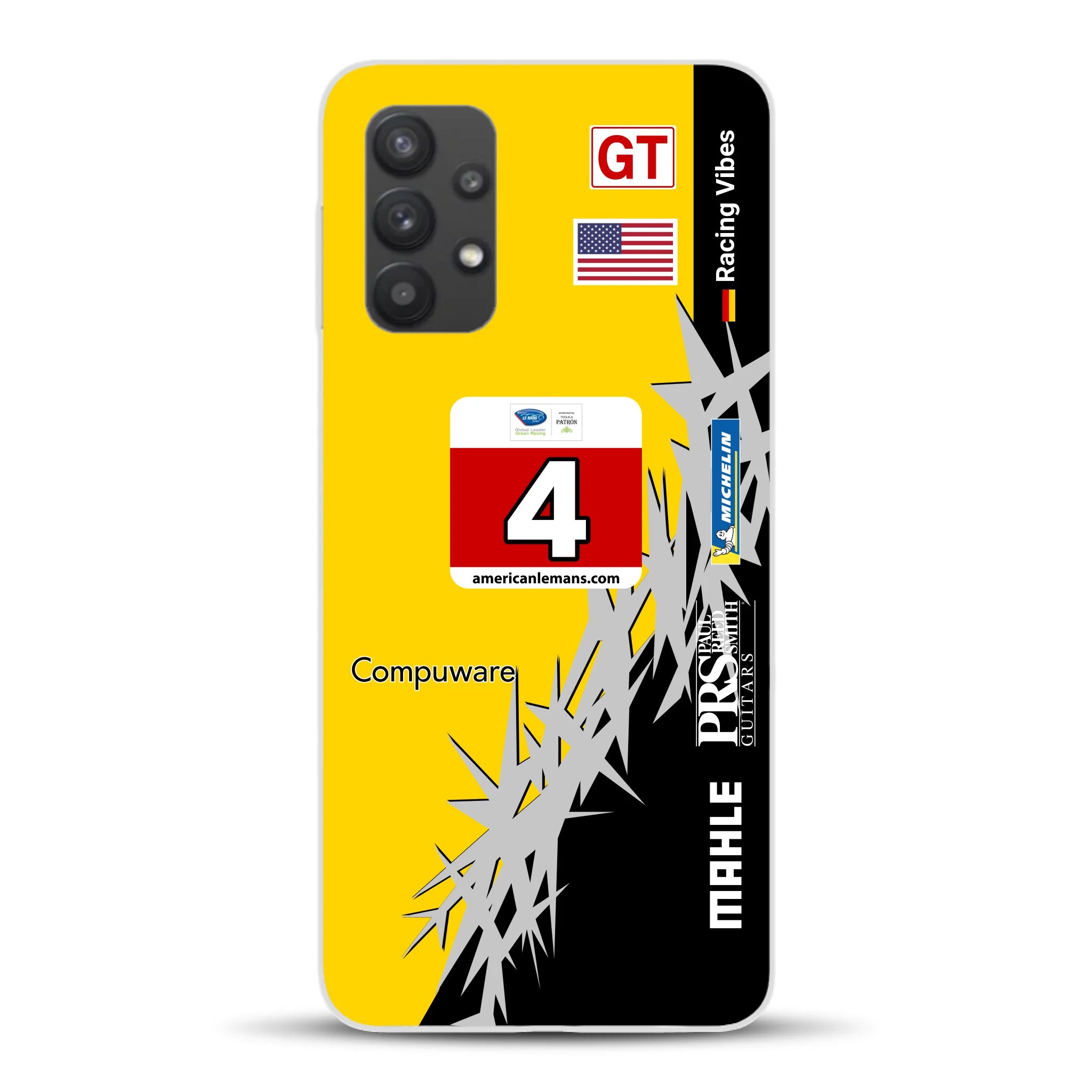 Corvette C6R 2010 ALMS Livery - Housse de téléphone portable personnalisée pour Samsung