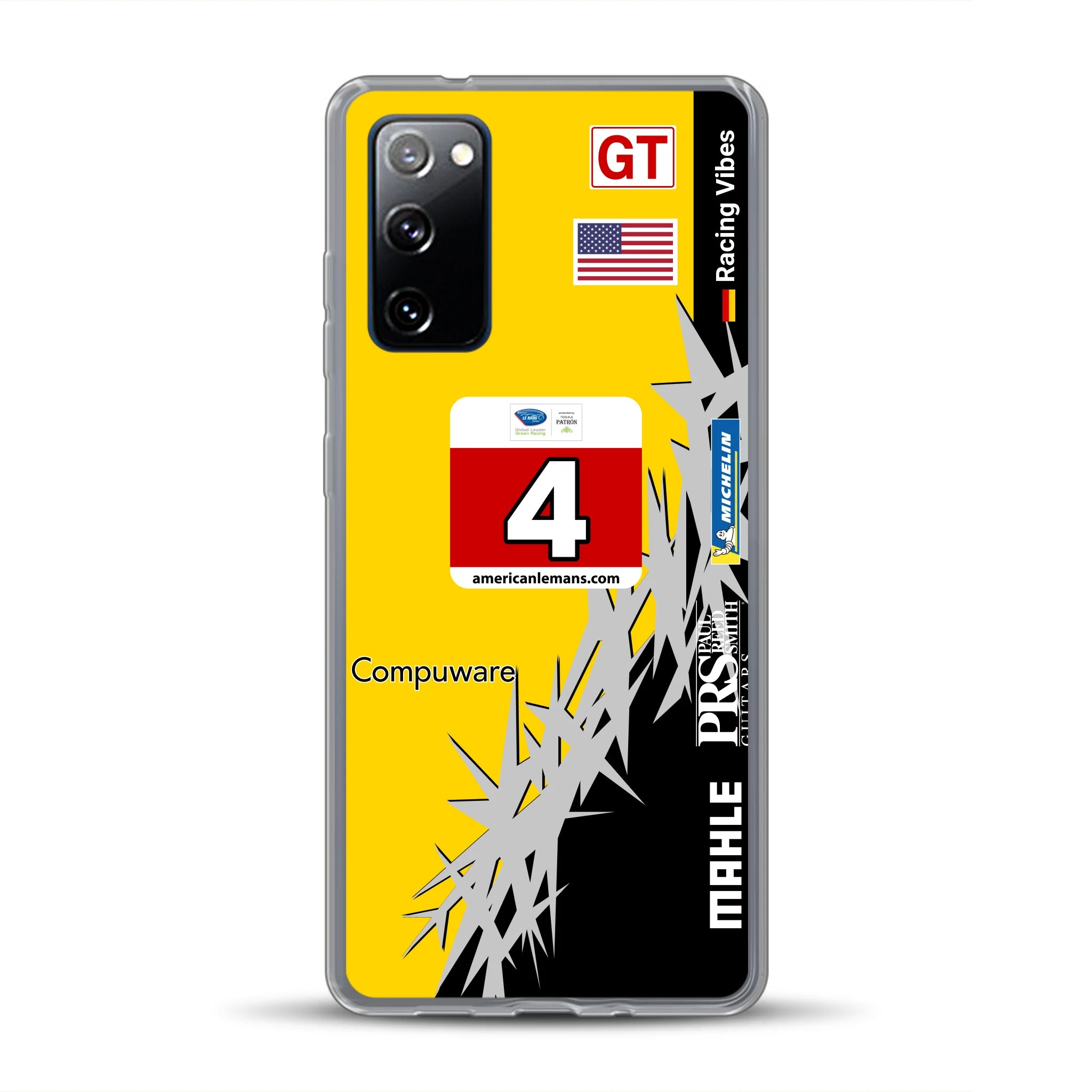 Corvette C6R 2010 ALMS Livery - Housse de téléphone portable personnalisée pour Samsung