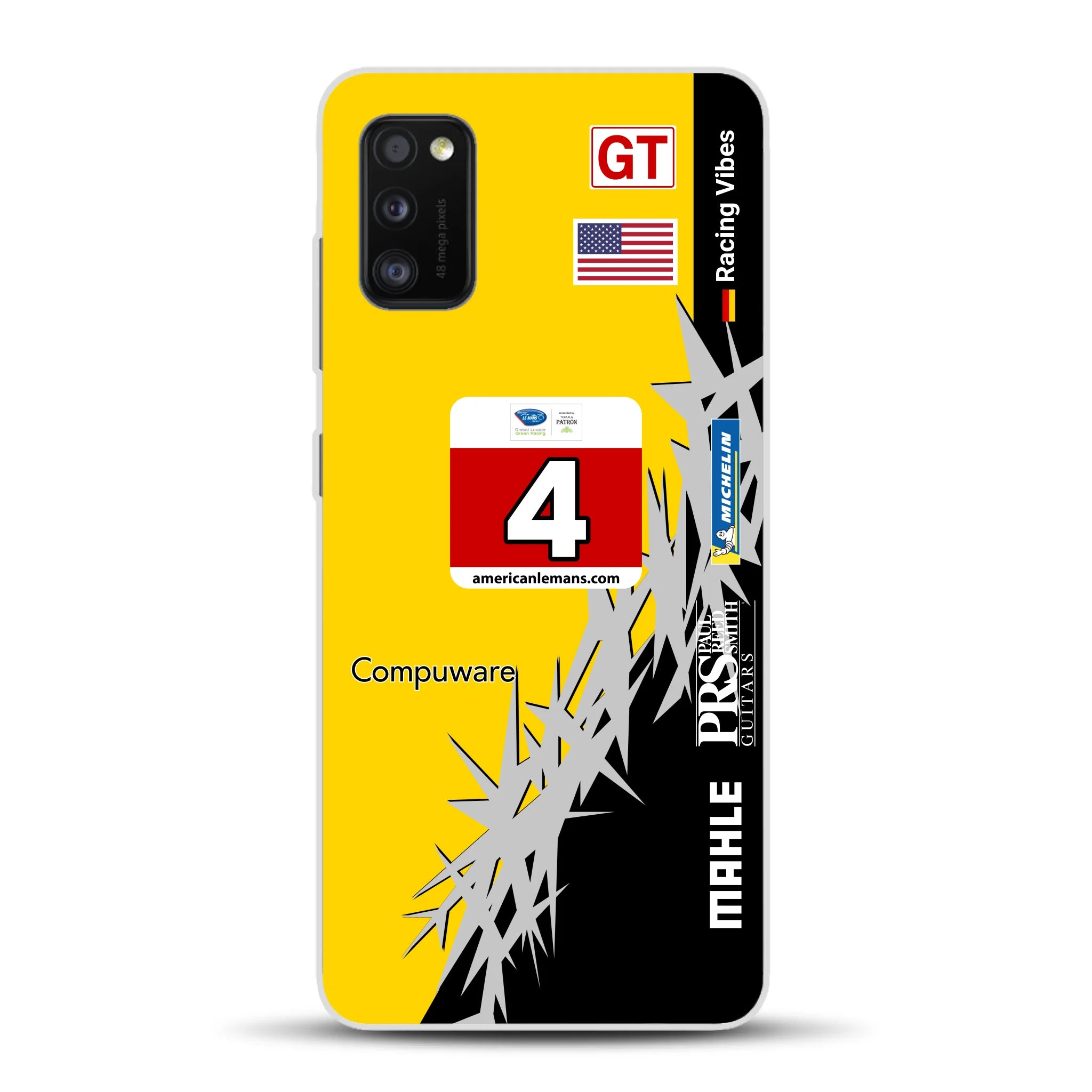 Corvette C6R 2010 ALMS Livery - Housse de téléphone portable personnalisée pour Samsung