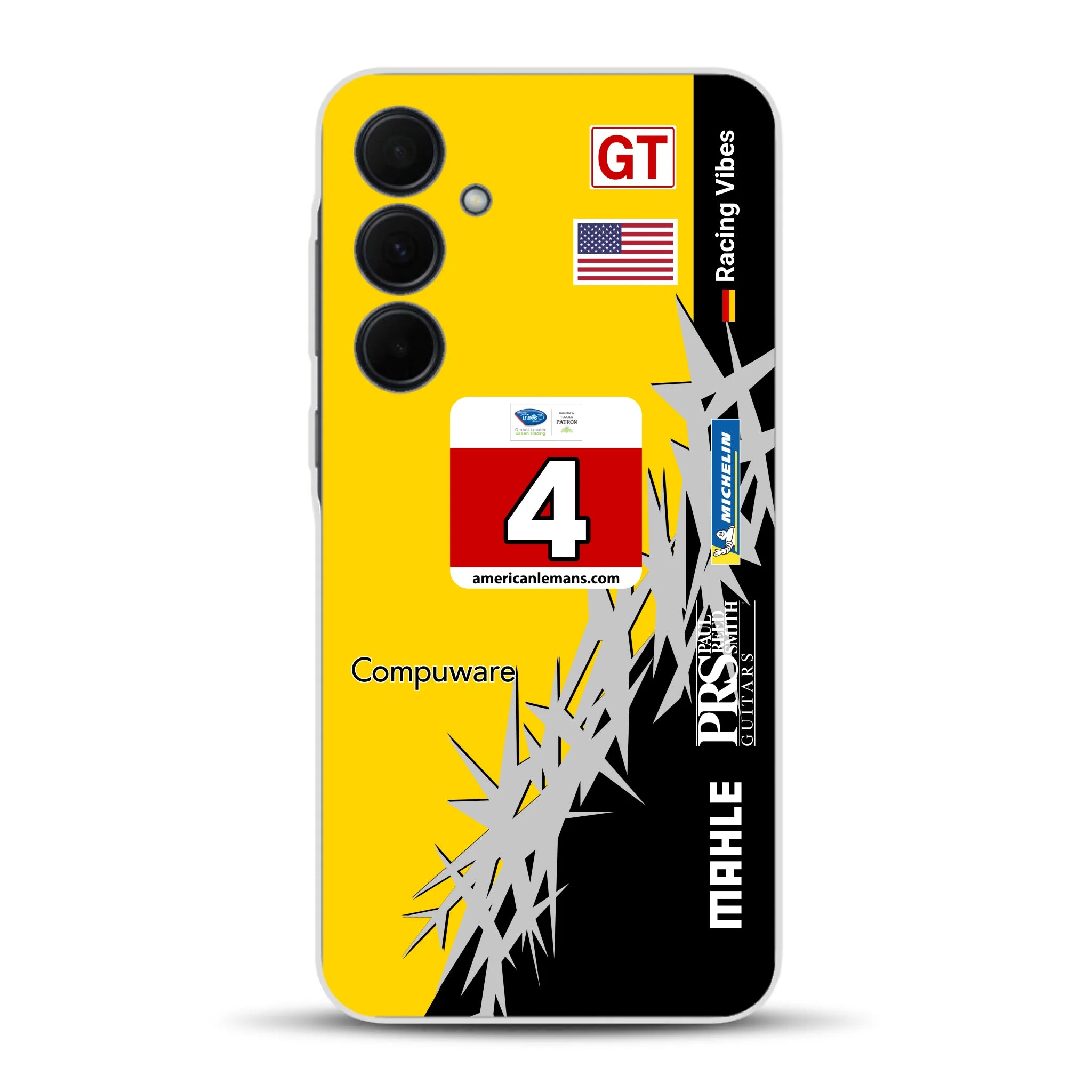 Corvette C6R 2010 ALMS Livery - Housse de téléphone portable personnalisée pour Samsung