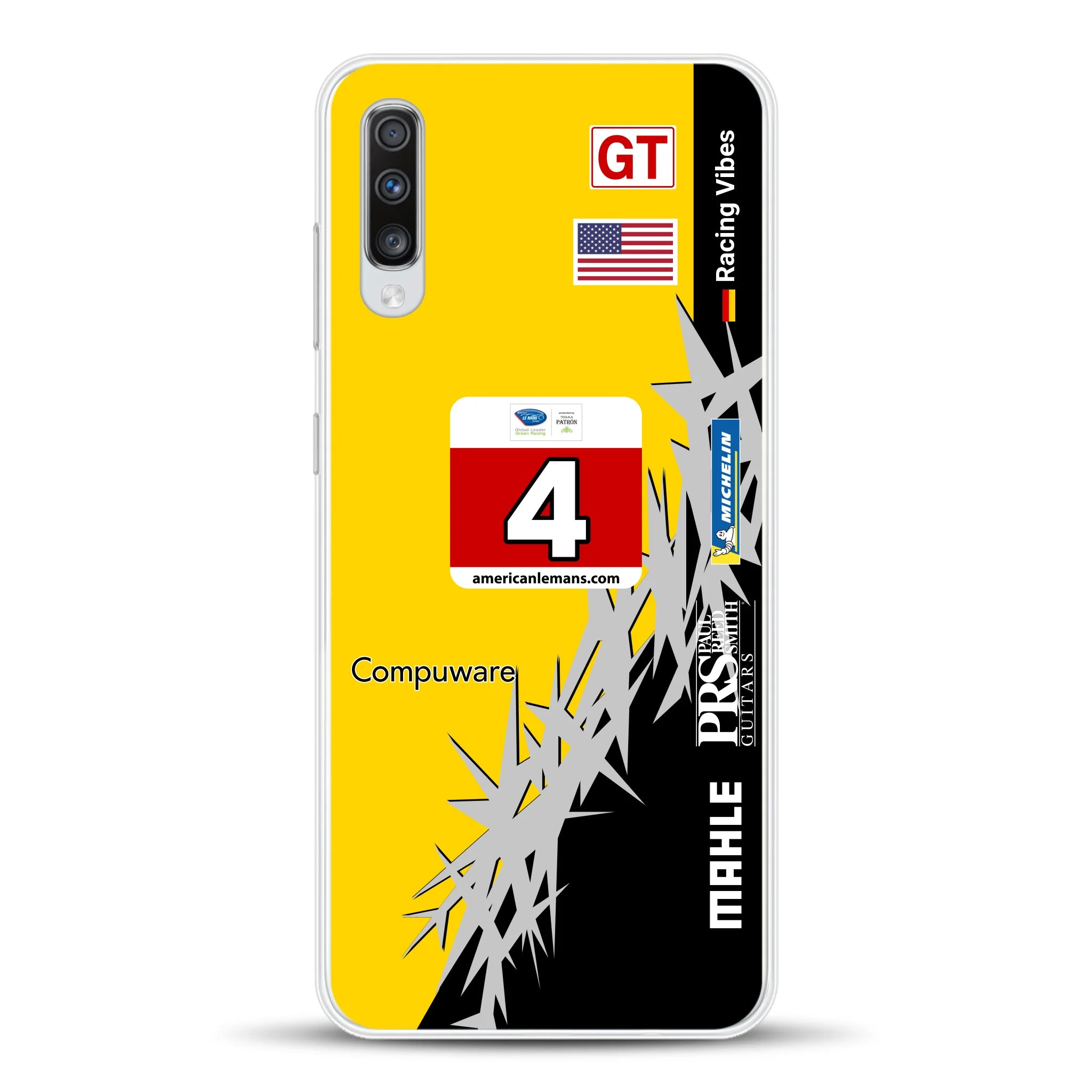 Corvette C6R 2010 ALMS Livery - Housse de téléphone portable personnalisée pour Samsung