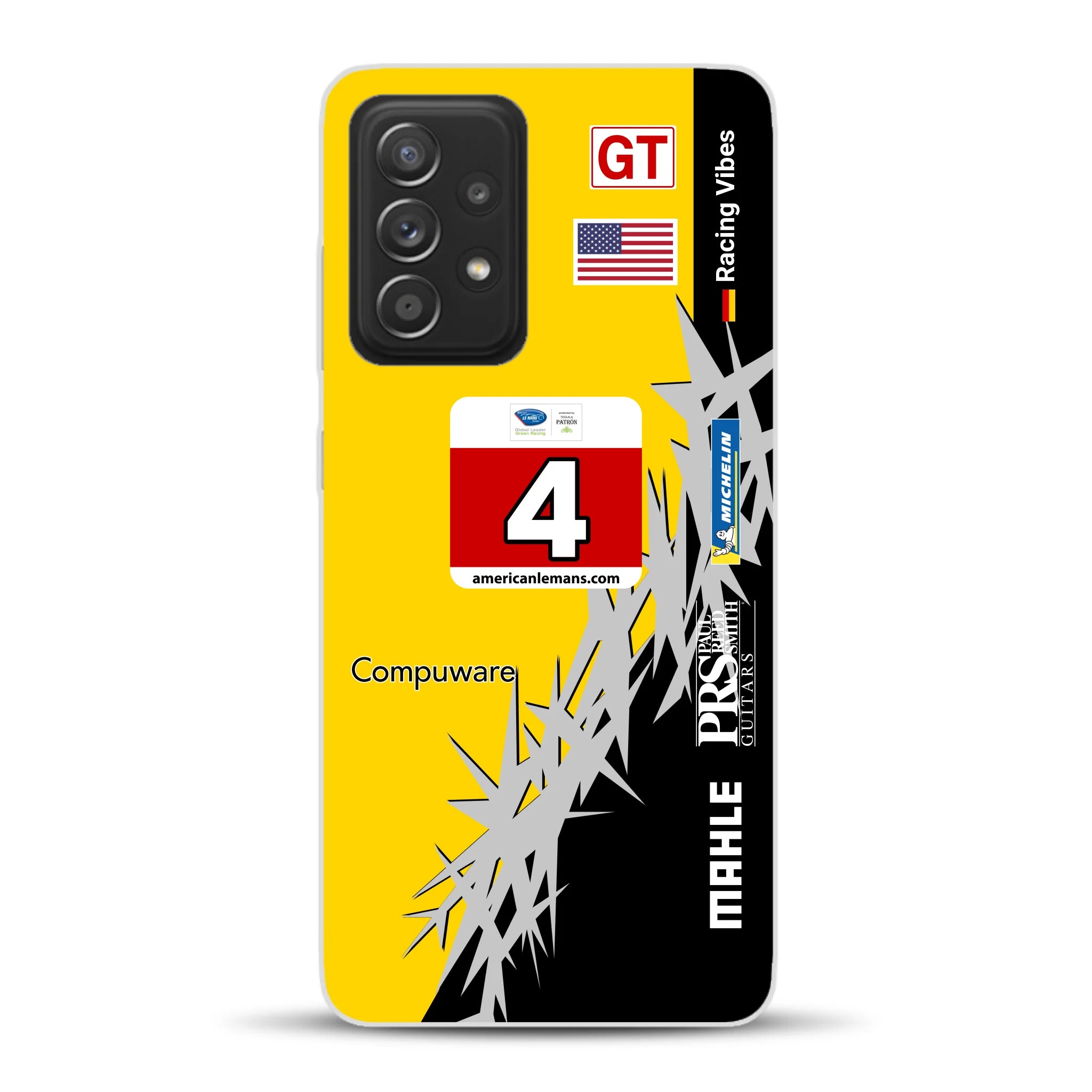 Corvette C6R 2010 ALMS Livery - Housse de téléphone portable personnalisée pour Samsung