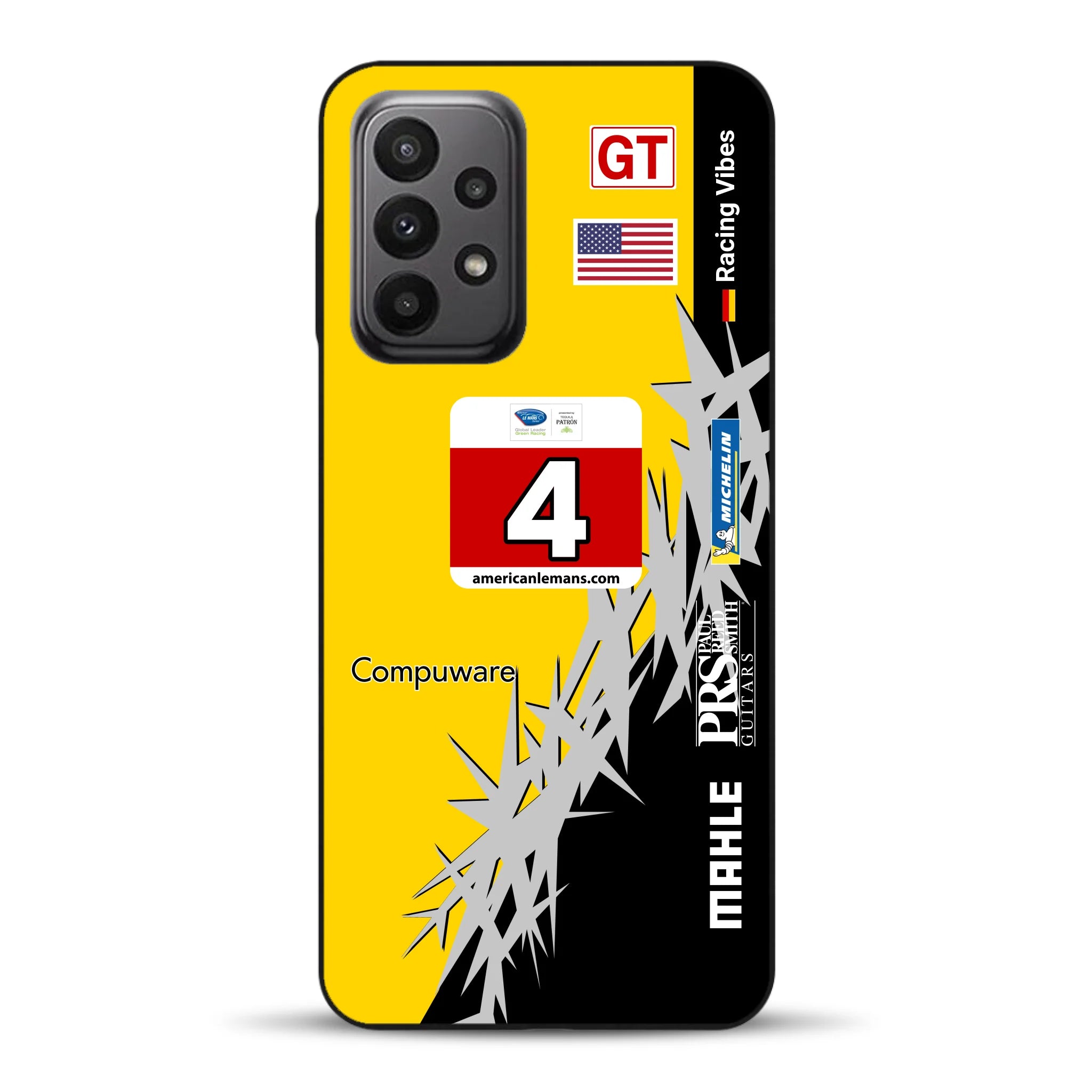 Corvette C6R 2010 ALMS Livery - Housse de téléphone portable personnalisée pour Samsung