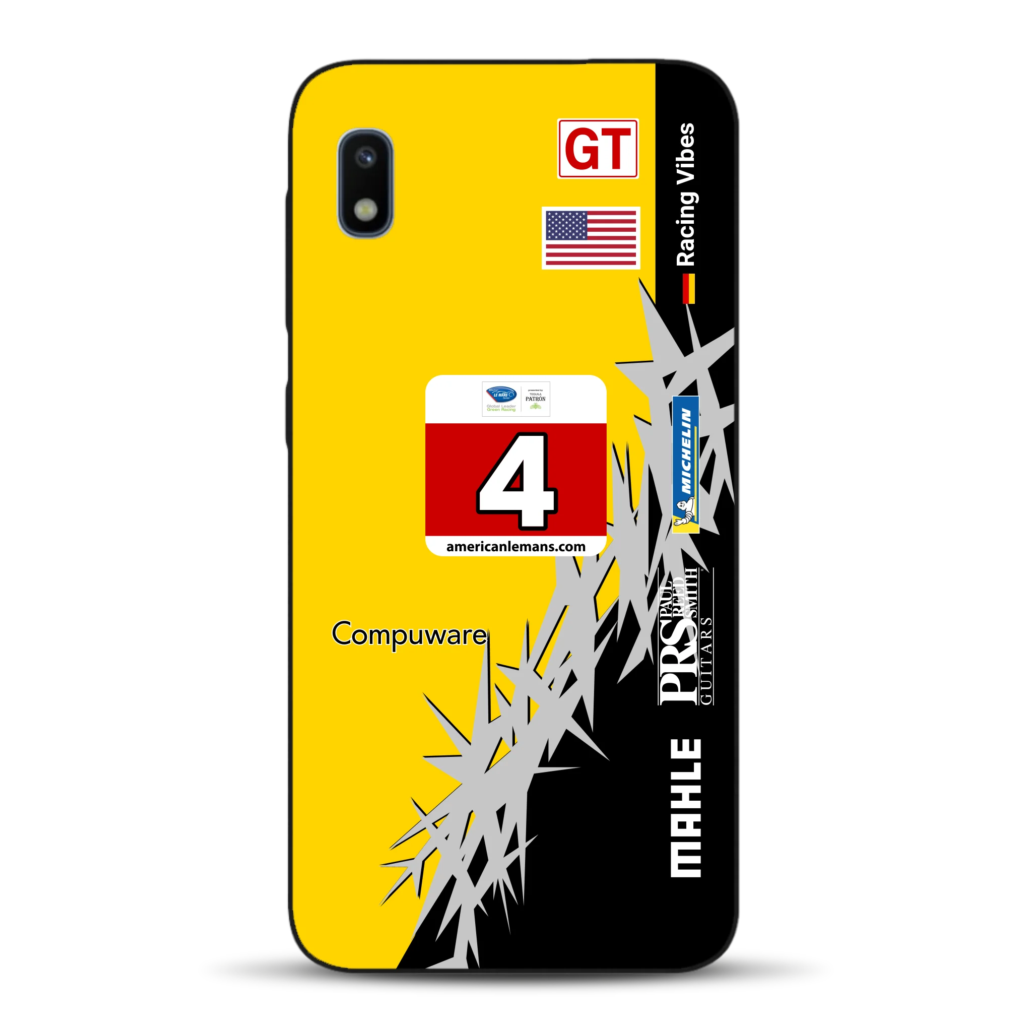 Corvette C6R 2010 ALMS Livery - Housse de téléphone portable personnalisée pour Samsung