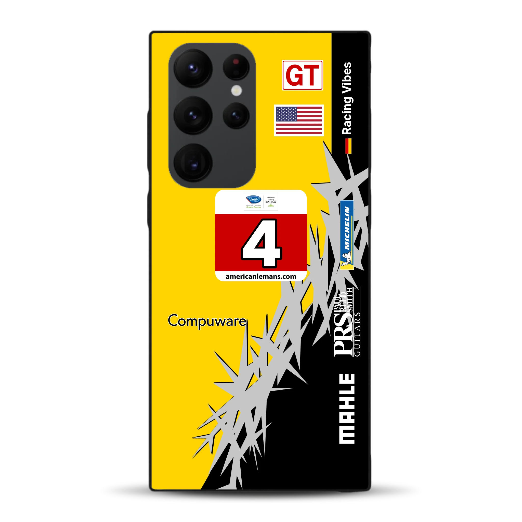 Corvette C6R 2010 ALMS Livery - Housse de téléphone portable personnalisée pour Samsung