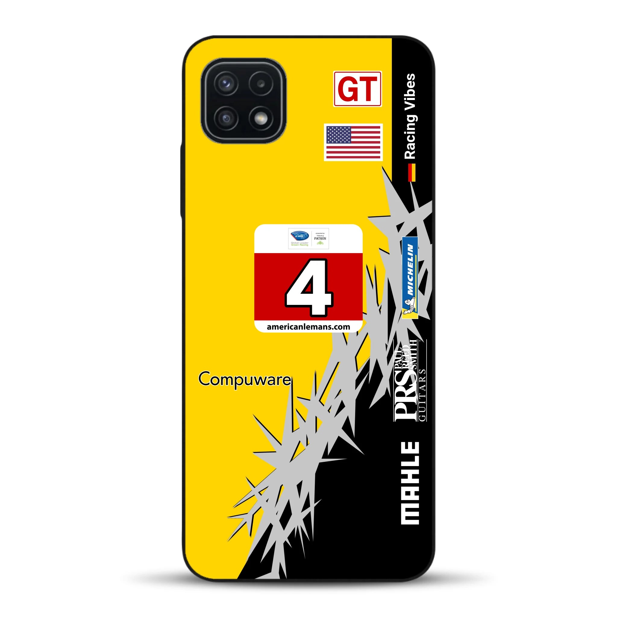 Corvette C6R 2010 ALMS Livery - Housse de téléphone portable personnalisée pour Samsung