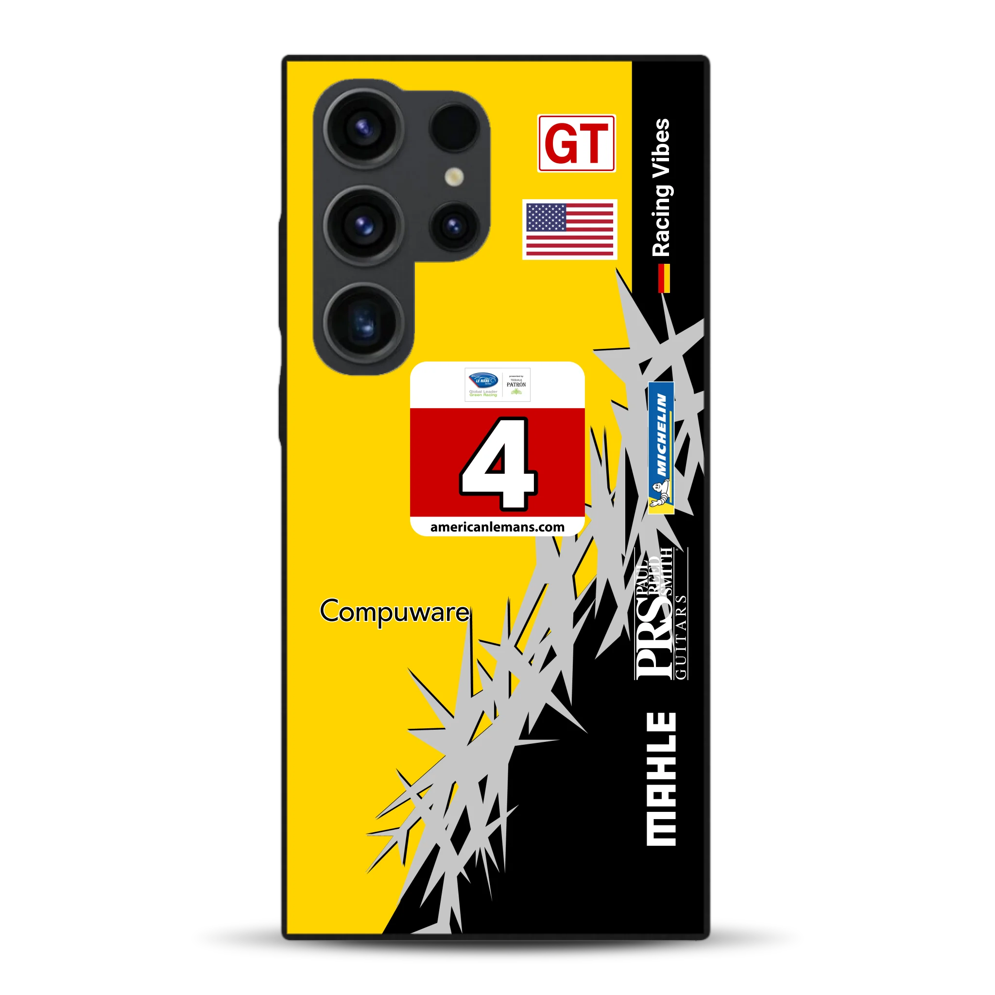 Corvette C6R 2010 ALMS Livery - Housse de téléphone portable personnalisée pour Samsung
