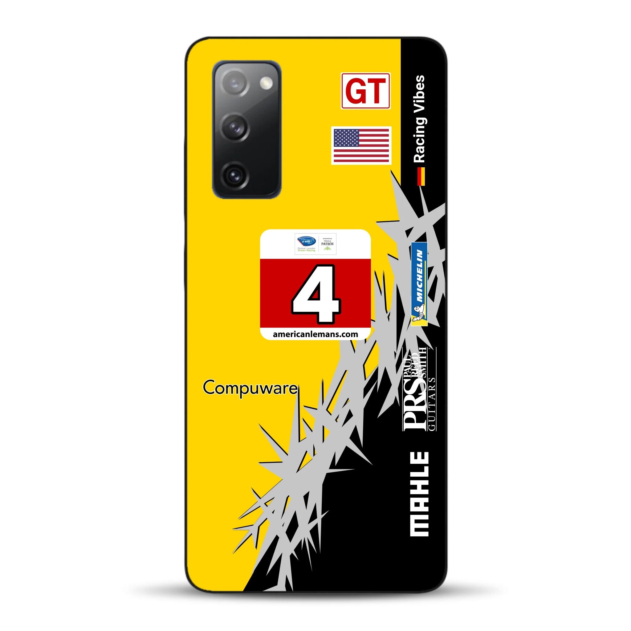 Corvette C6R 2010 ALMS Livery - Housse de téléphone portable personnalisée pour Samsung