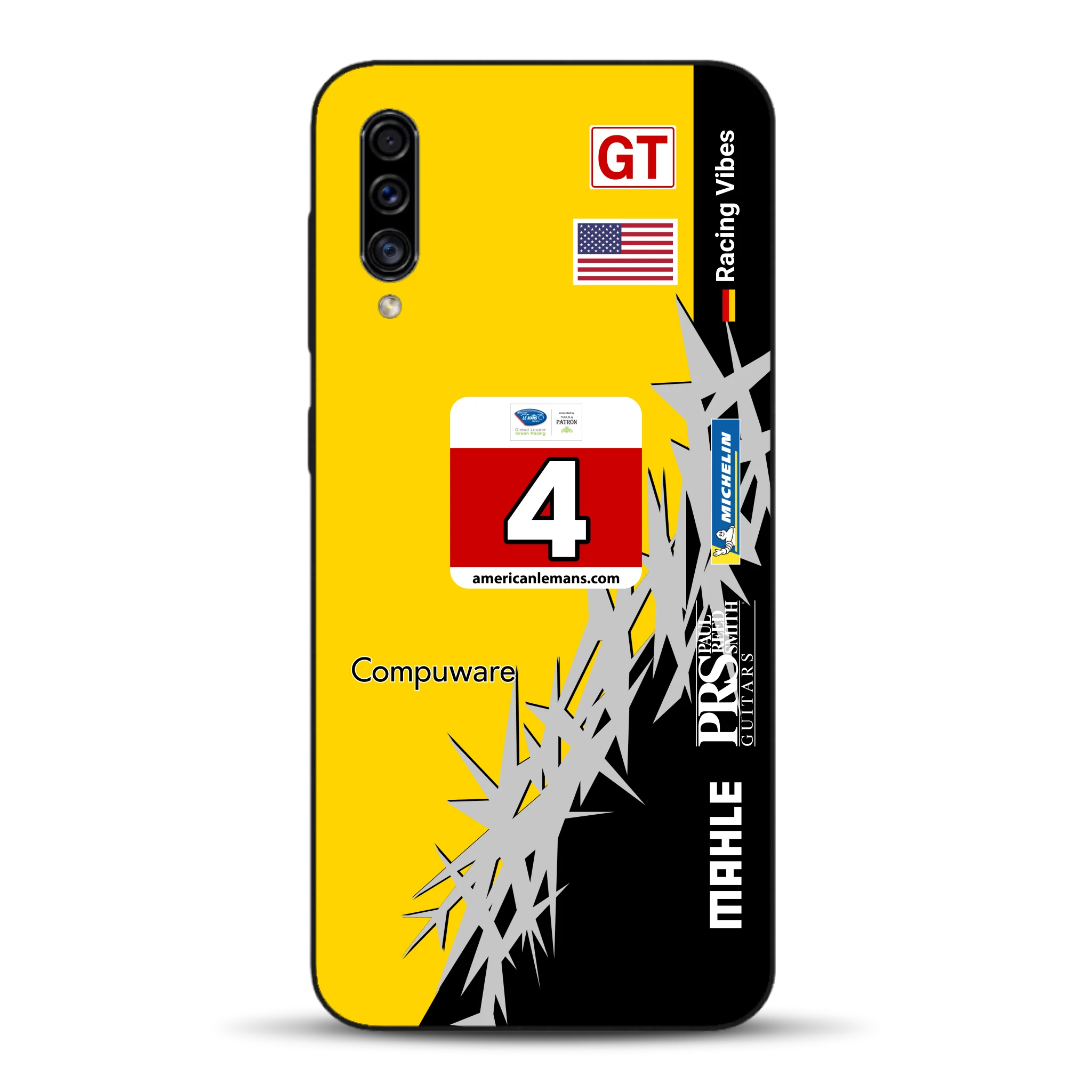 Corvette C6R 2010 ALMS Livery - Housse de téléphone portable personnalisée pour Samsung
