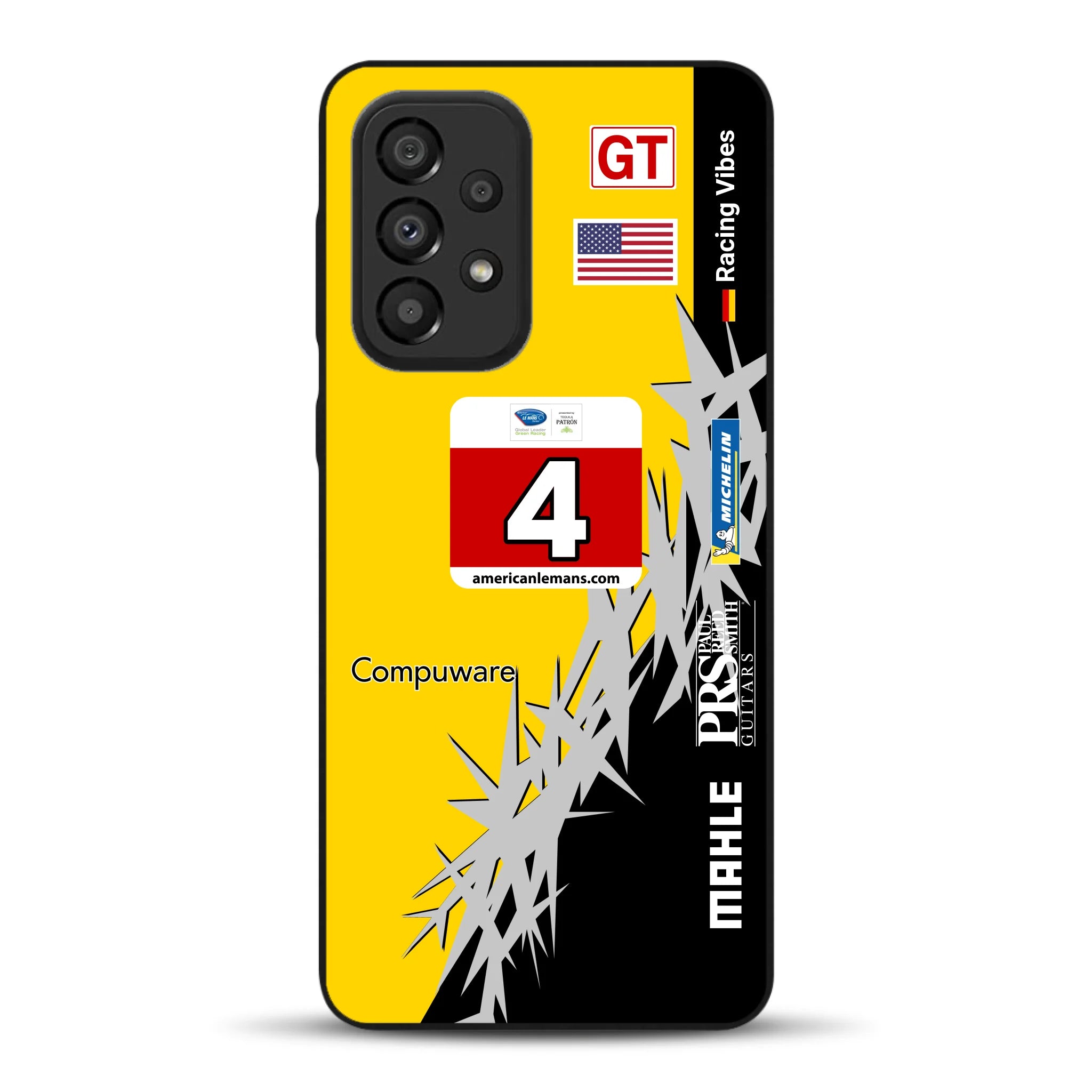 Corvette C6R 2010 ALMS Livery - Housse de téléphone portable personnalisée pour Samsung