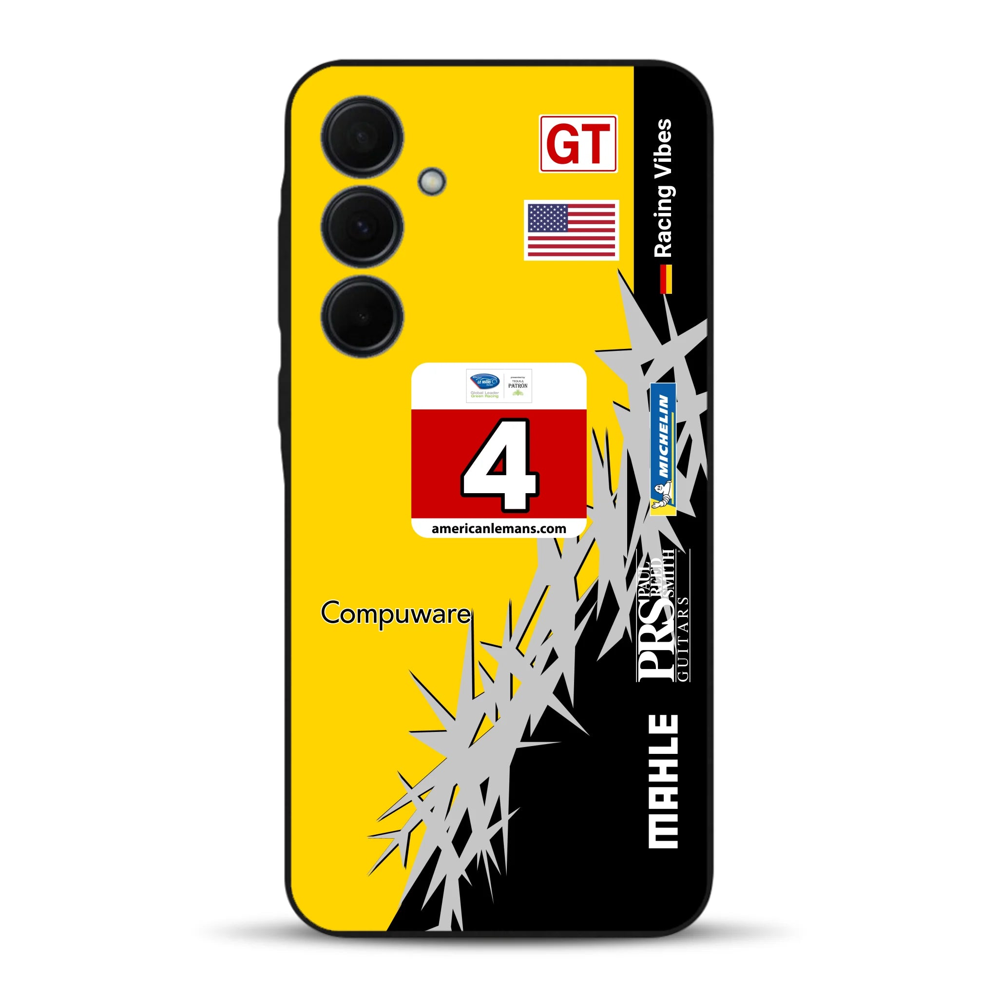 Corvette C6R 2010 ALMS Livery - Housse de téléphone portable personnalisée pour Samsung