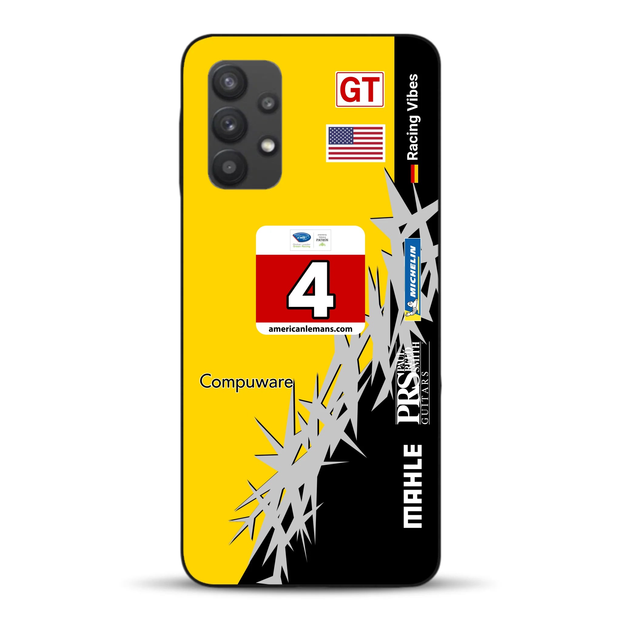 Corvette C6R 2010 ALMS Livery - Housse de téléphone portable personnalisée pour Samsung