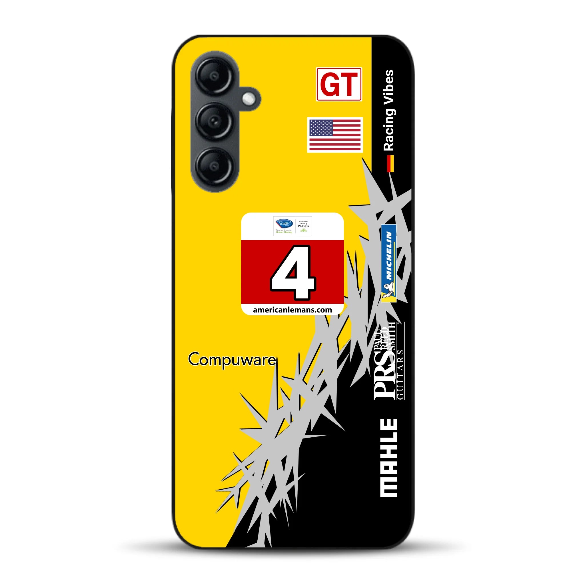 Corvette C6R 2010 ALMS Livery - Housse de téléphone portable personnalisée pour Samsung