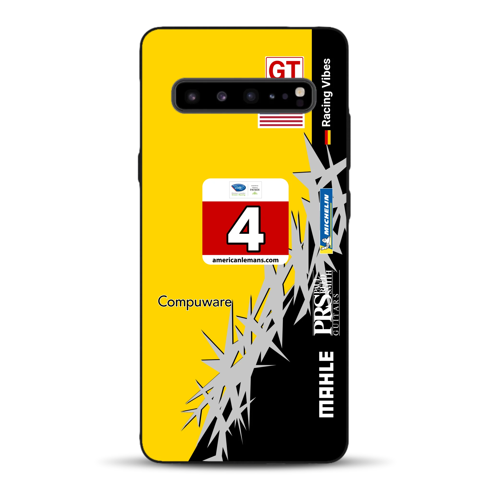 Corvette C6R 2010 ALMS Livery - Housse de téléphone portable personnalisée pour Samsung