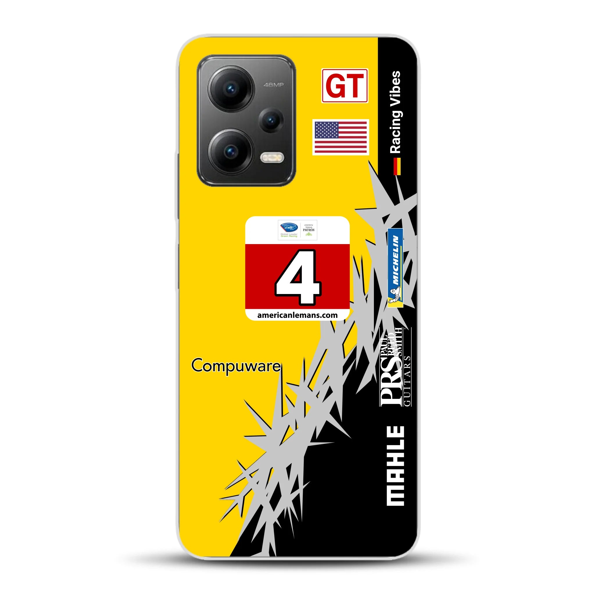 Corvette C6R 2010 ALMS Livery - Housse de téléphone portable personnalisée pour Xiaomi