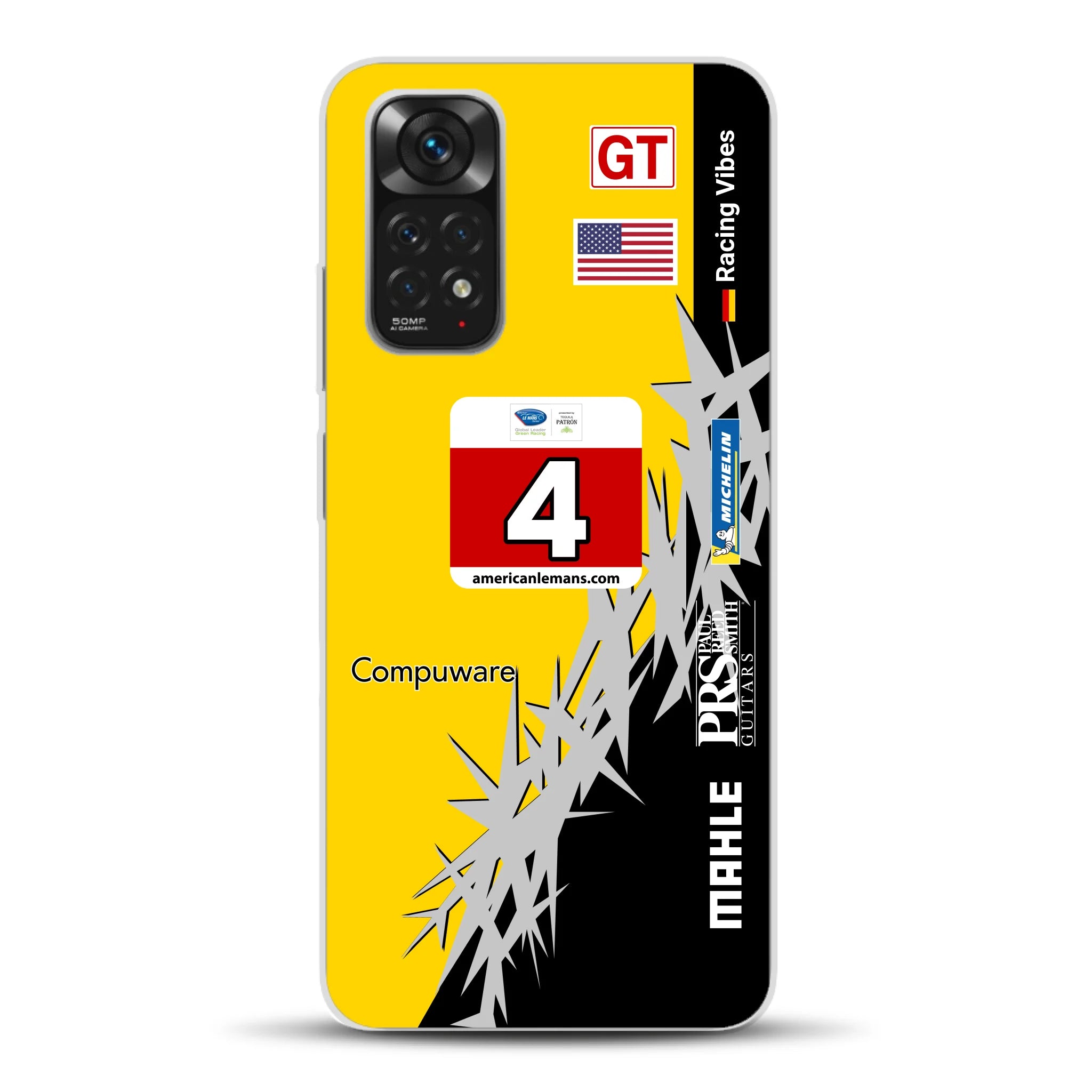 Corvette C6R 2010 ALMS Livery - Housse de téléphone portable personnalisée pour Xiaomi