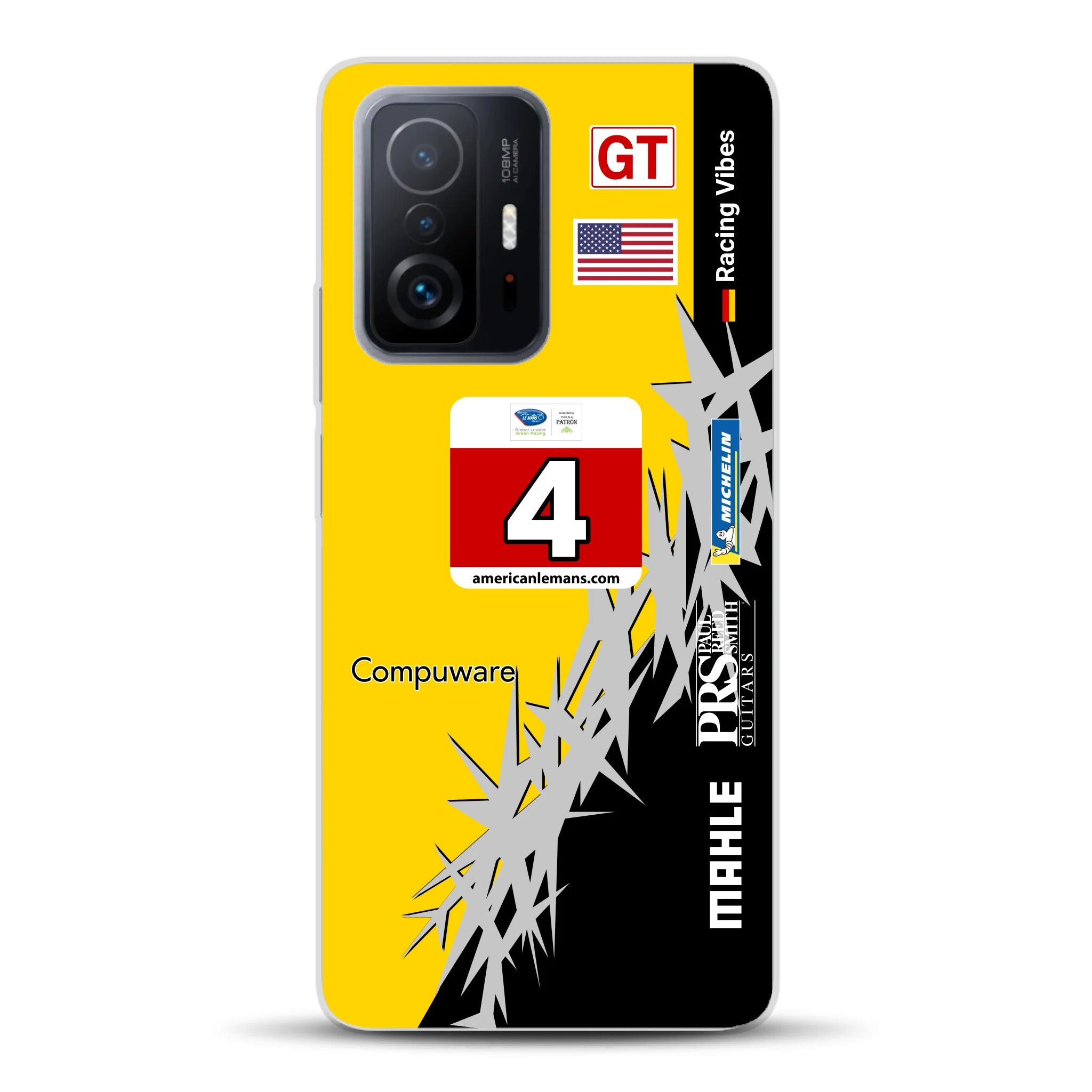 Corvette C6R 2010 ALMS Livery - Housse de téléphone portable personnalisée pour Xiaomi