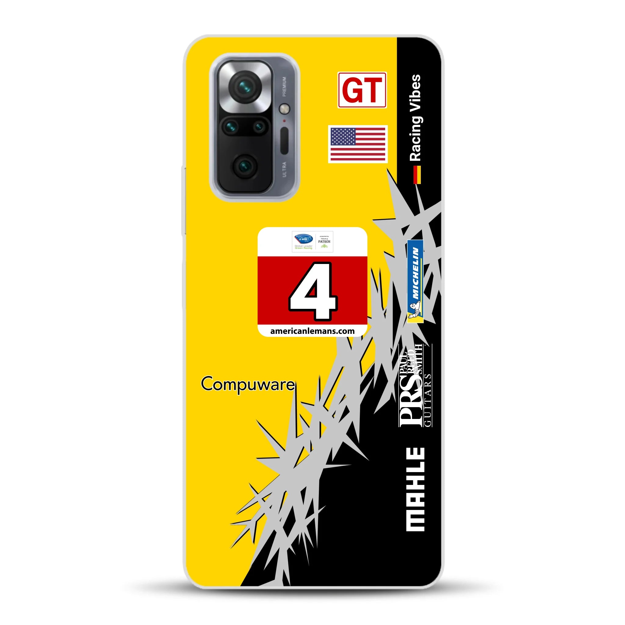 Corvette C6R 2010 ALMS Livery - Housse de téléphone portable personnalisée pour Xiaomi