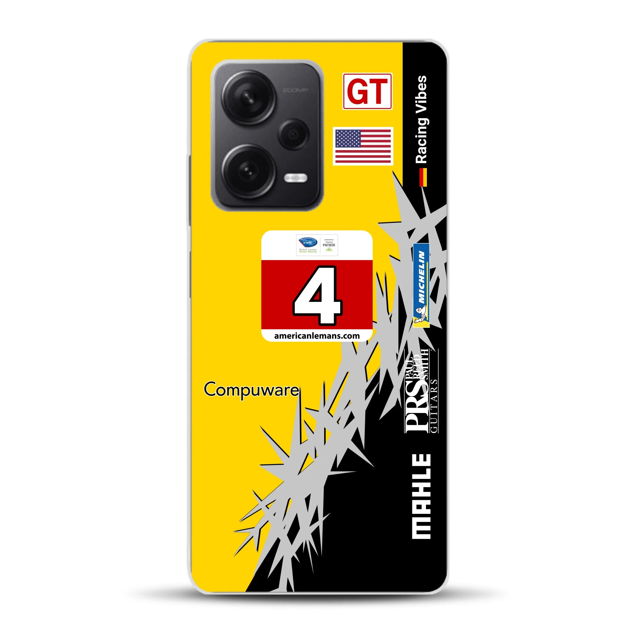 Corvette C6R 2010 ALMS Livery - Housse de téléphone portable personnalisée pour Xiaomi