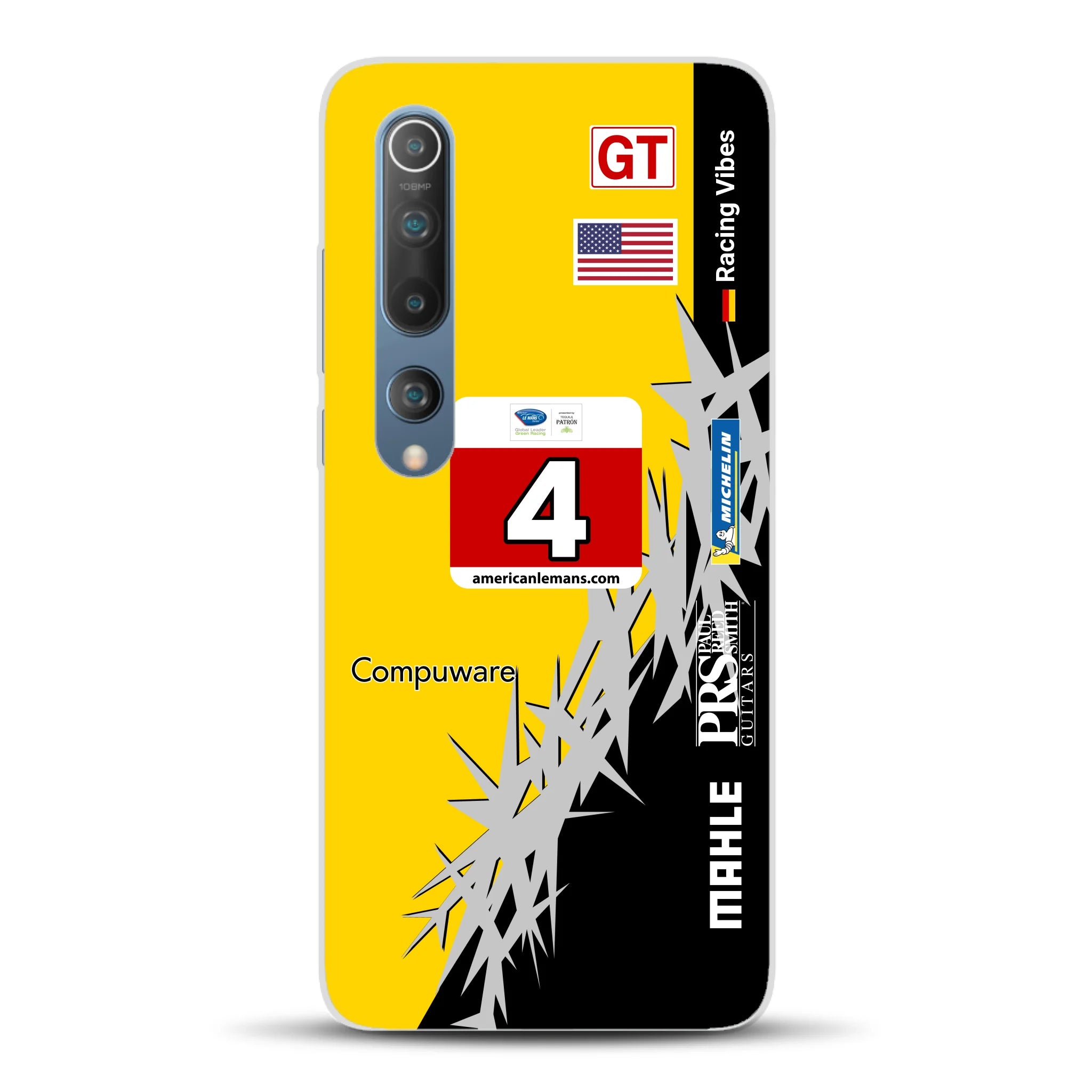 Corvette C6R 2010 ALMS Livery - Housse de téléphone portable personnalisée pour Xiaomi