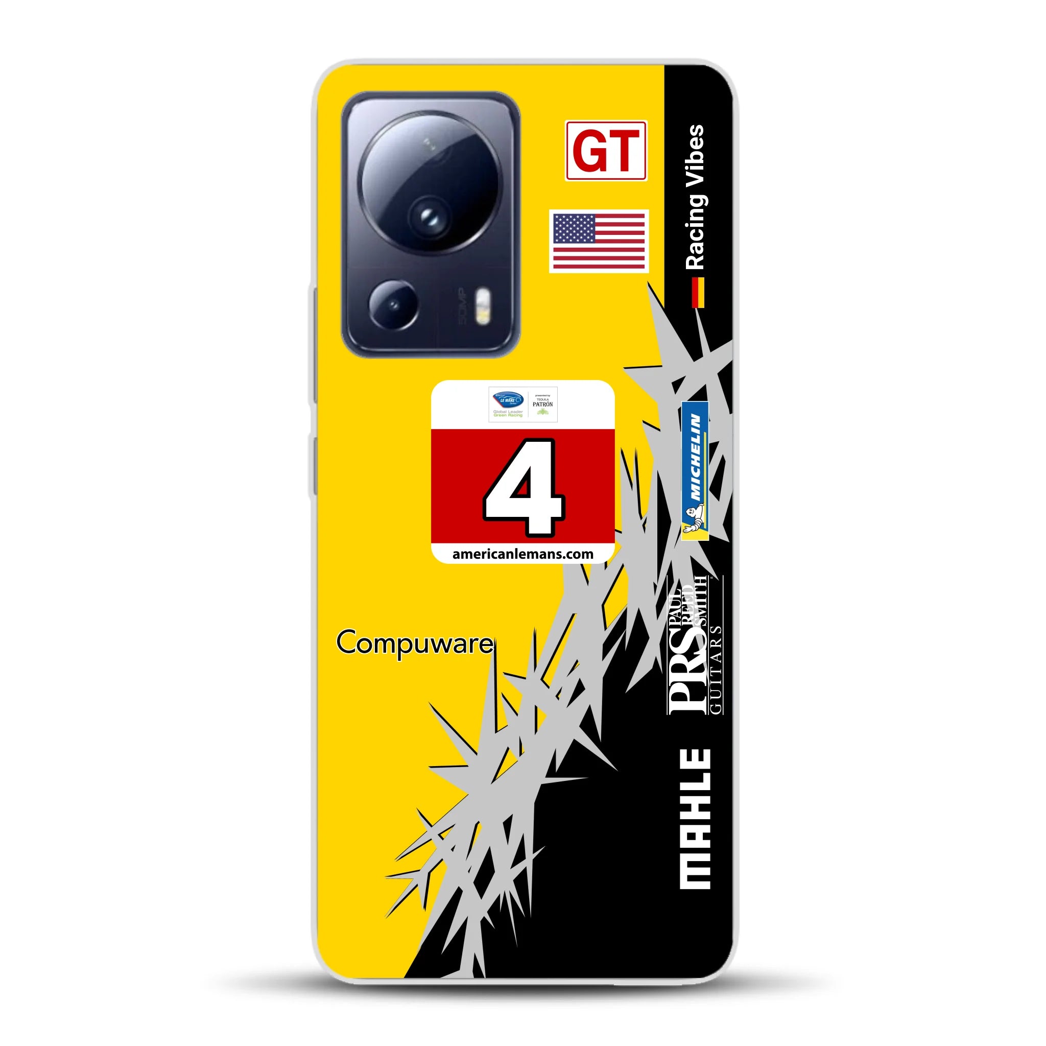 Corvette C6R 2010 ALMS Livery - Individuelle Handyhülle für Xiaomi