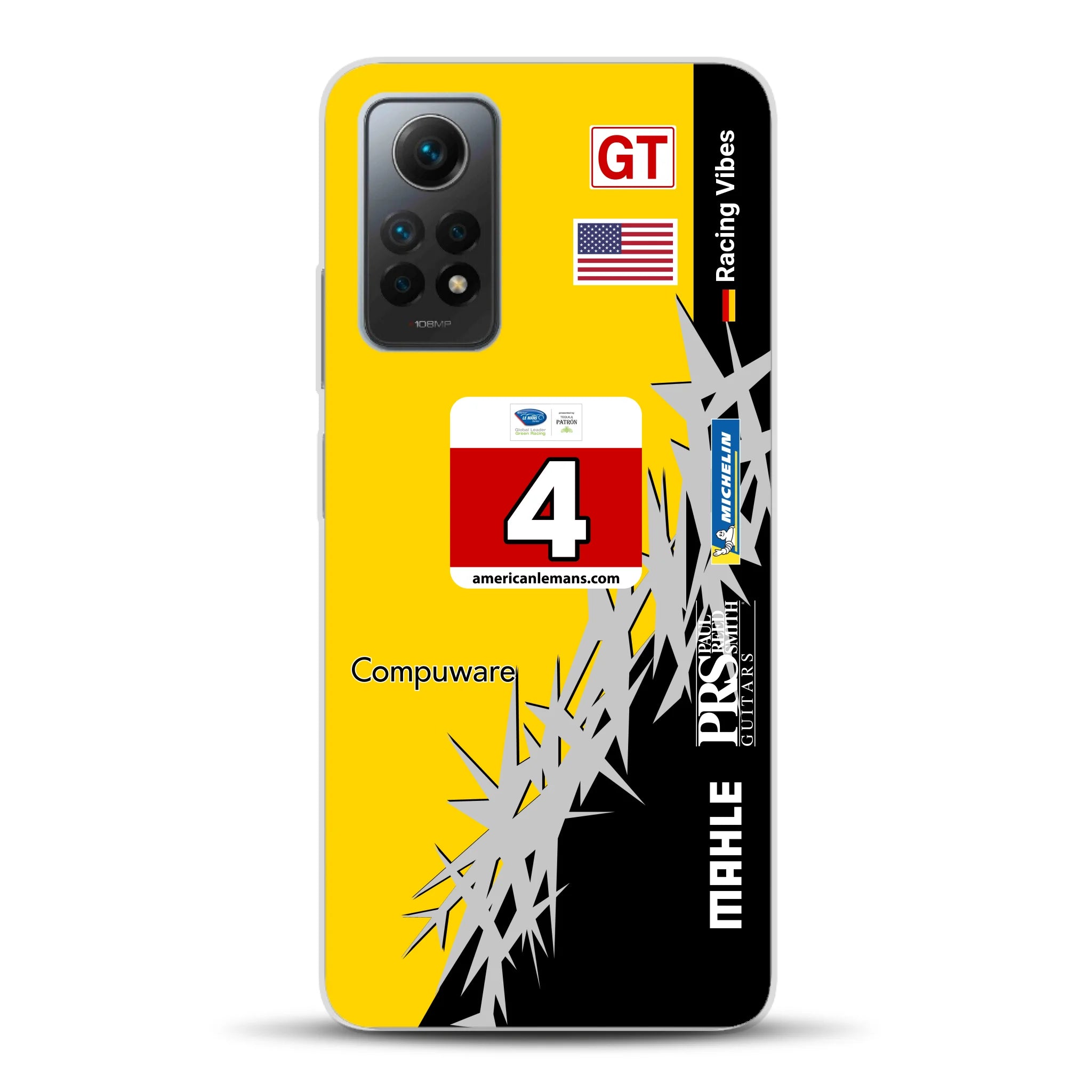Corvette C6R 2010 ALMS Livery - Housse de téléphone portable personnalisée pour Xiaomi