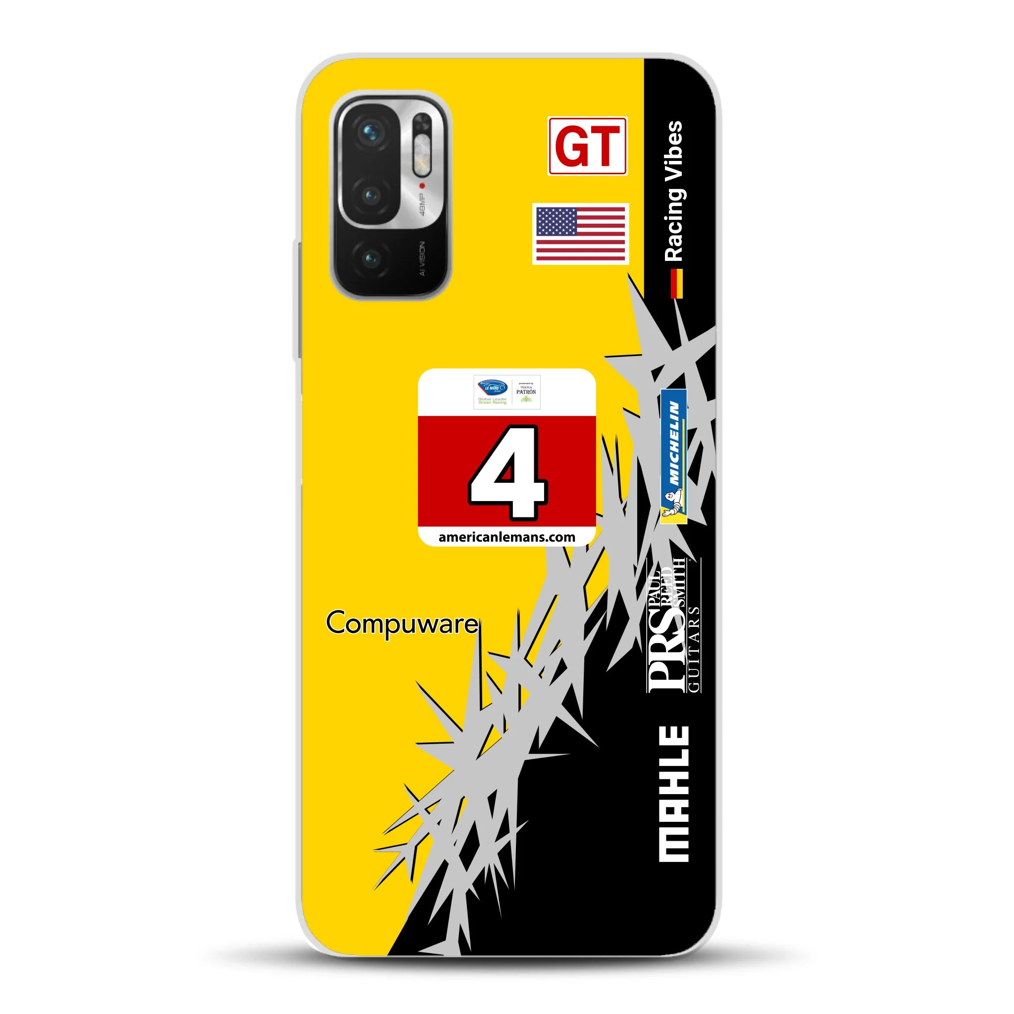 Corvette C6R 2010 ALMS Livery - Housse de téléphone portable personnalisée pour Xiaomi