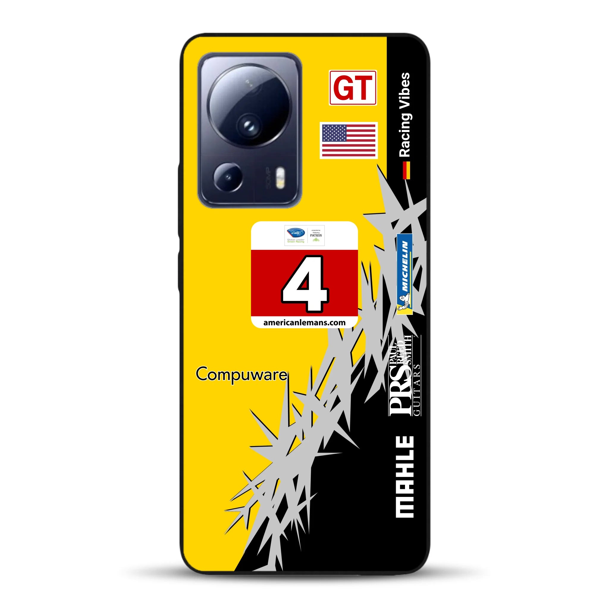 Corvette C6R 2010 ALMS Livery - Housse de téléphone portable personnalisée pour Xiaomi