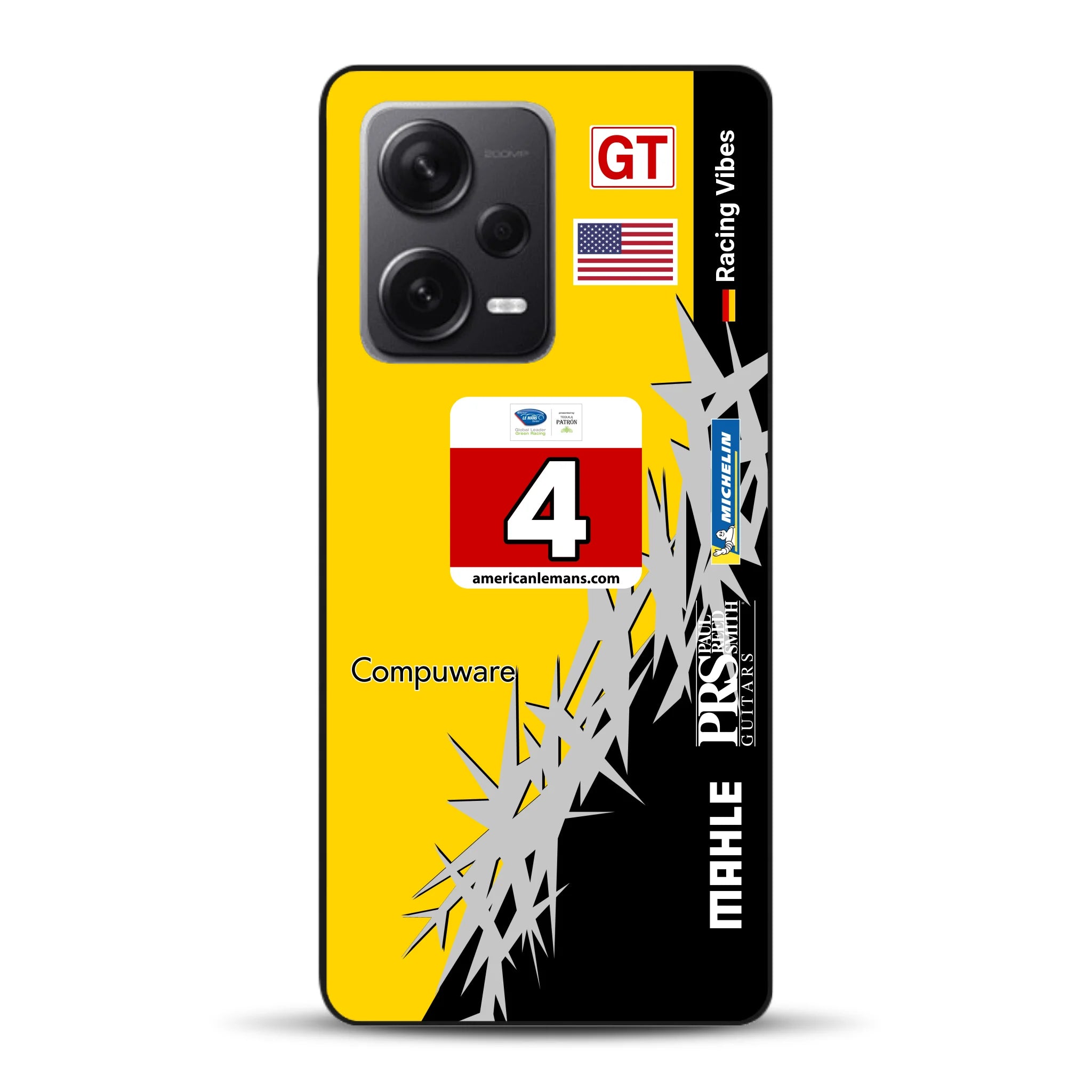 Corvette C6R 2010 ALMS Livery - Housse de téléphone portable personnalisée pour Xiaomi