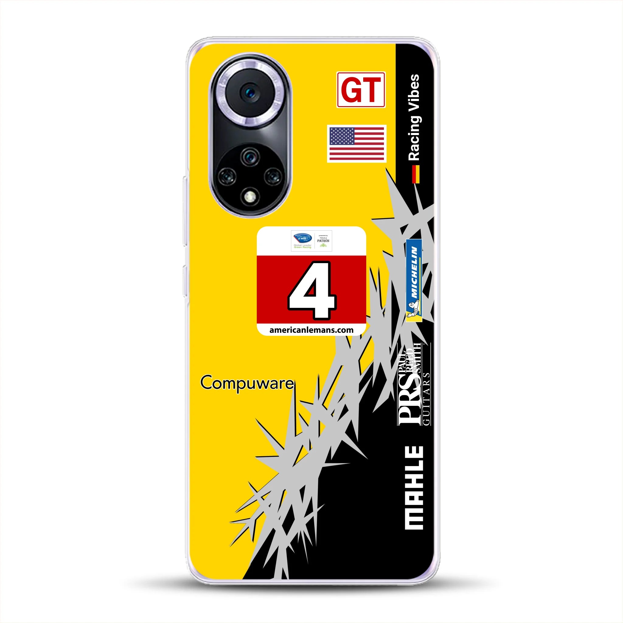 Corvette C6R 2010 ALMS Livery - Individuelle Handyhülle für Huawei