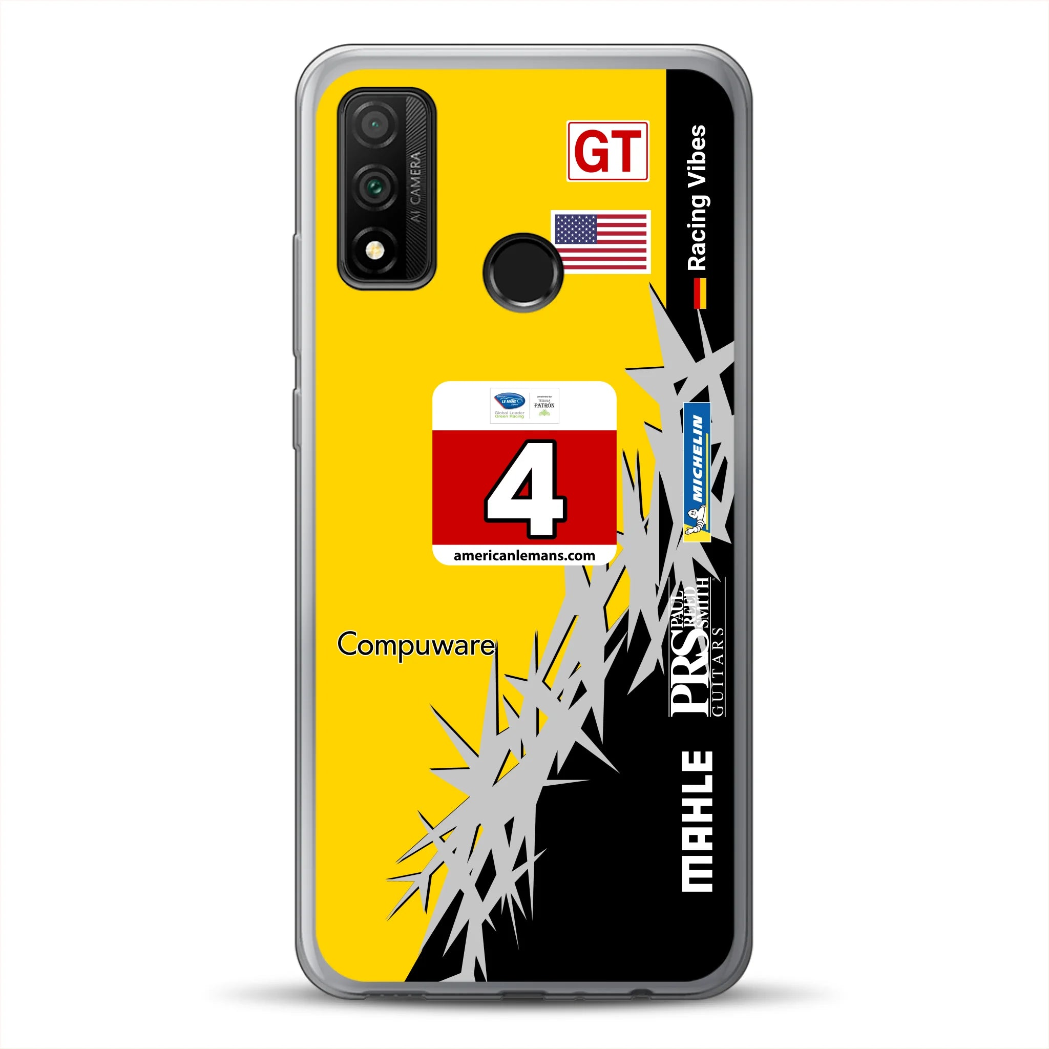 Corvette C6R 2010 ALMS Livery - Individuelle Handyhülle für Huawei