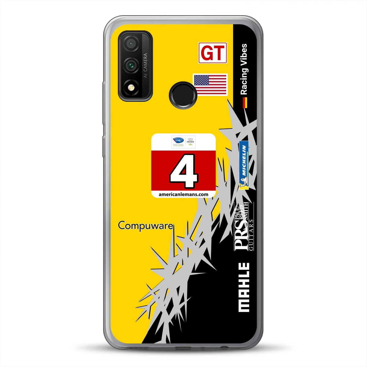 Corvette C6R 2010 ALMS Livery - Housse de téléphone portable personnalisée pour Huawei