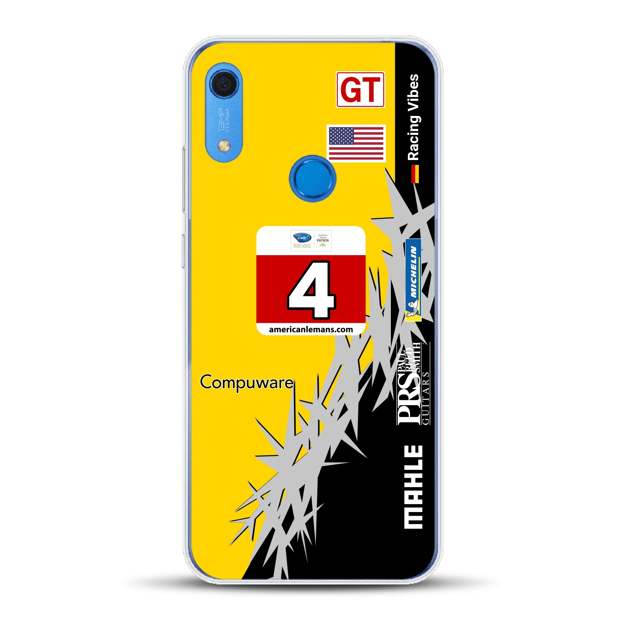 Corvette C6R 2010 ALMS Livery - Individuelle Handyhülle für Huawei