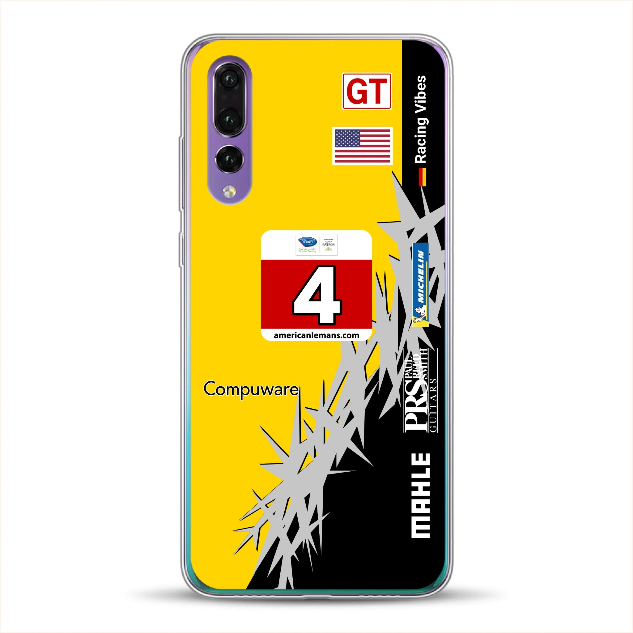 Corvette C6R 2010 ALMS Livery - Individuelle Handyhülle für Huawei