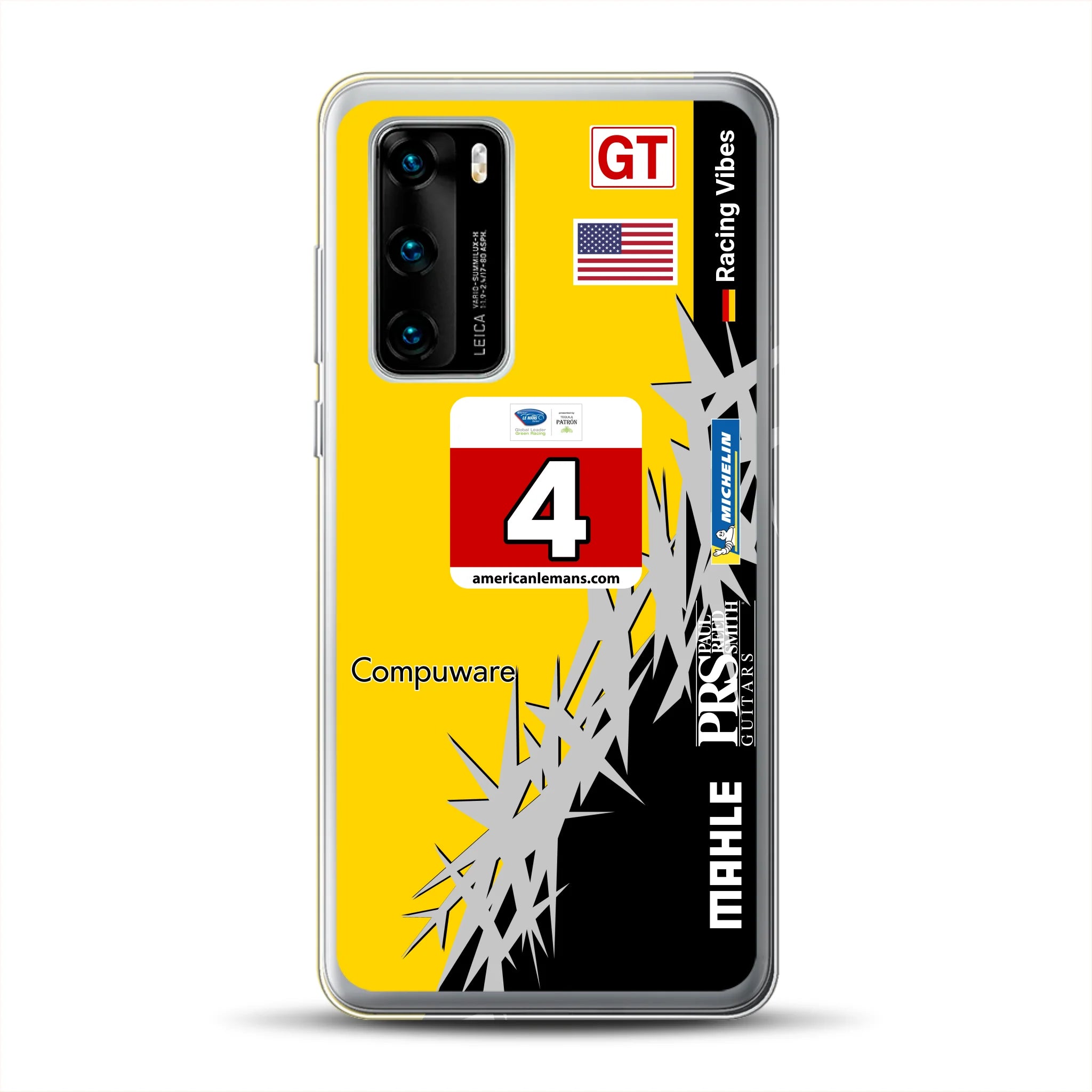 Corvette C6R 2010 ALMS Livery - Individuelle Handyhülle für Huawei