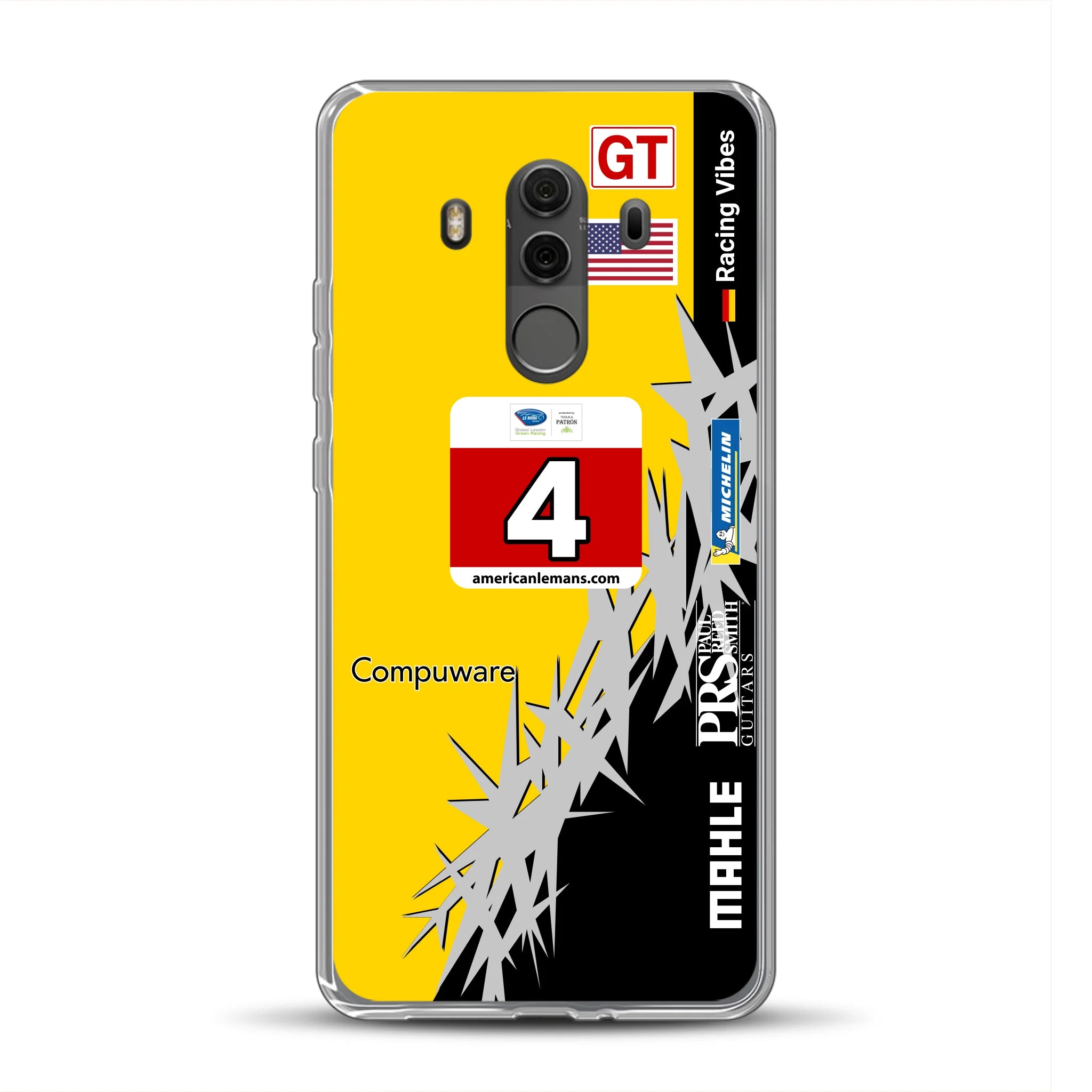 Corvette C6R 2010 ALMS Livery - Individuelle Handyhülle für Huawei
