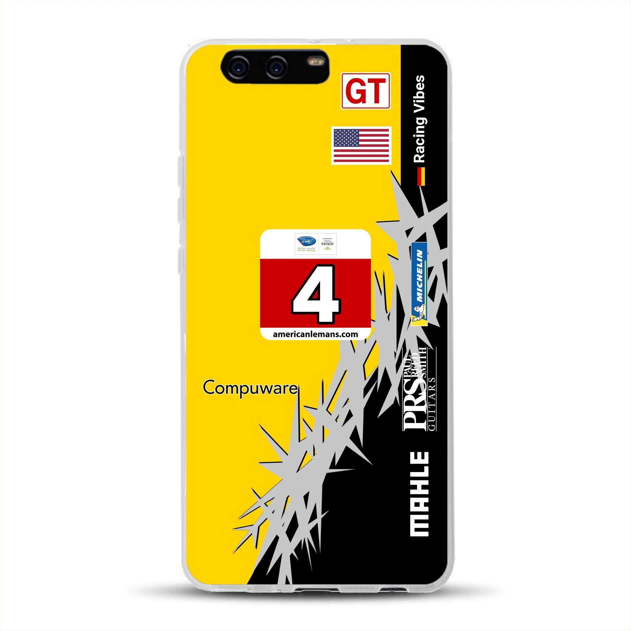 Corvette C6R 2010 ALMS Livery - Individuelle Handyhülle für Huawei