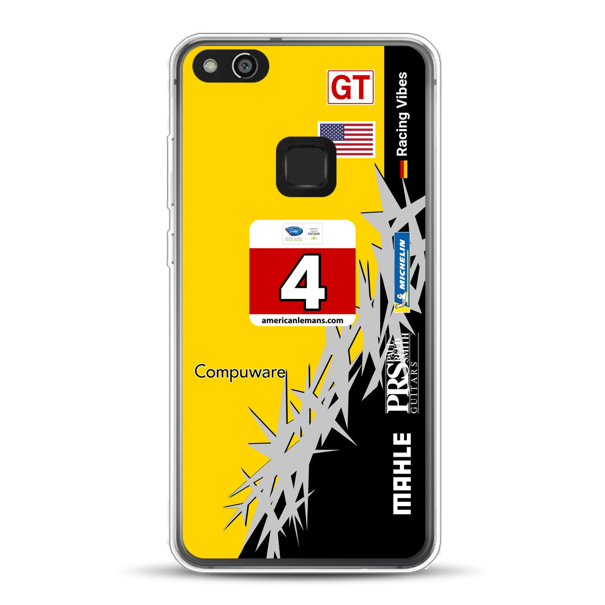 Corvette C6R 2010 ALMS Livery - Housse de téléphone portable personnalisée pour Huawei