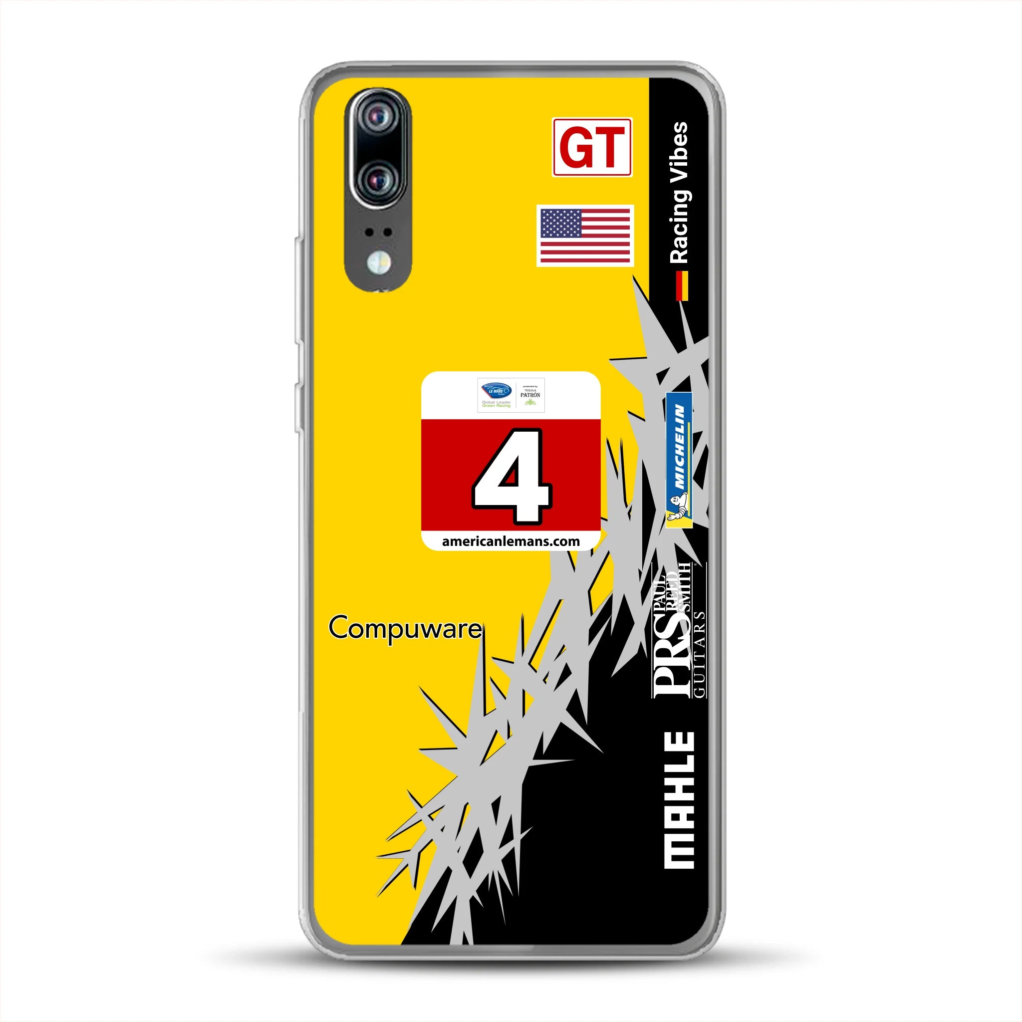 Corvette C6R 2010 ALMS Livery - Individuelle Handyhülle für Huawei