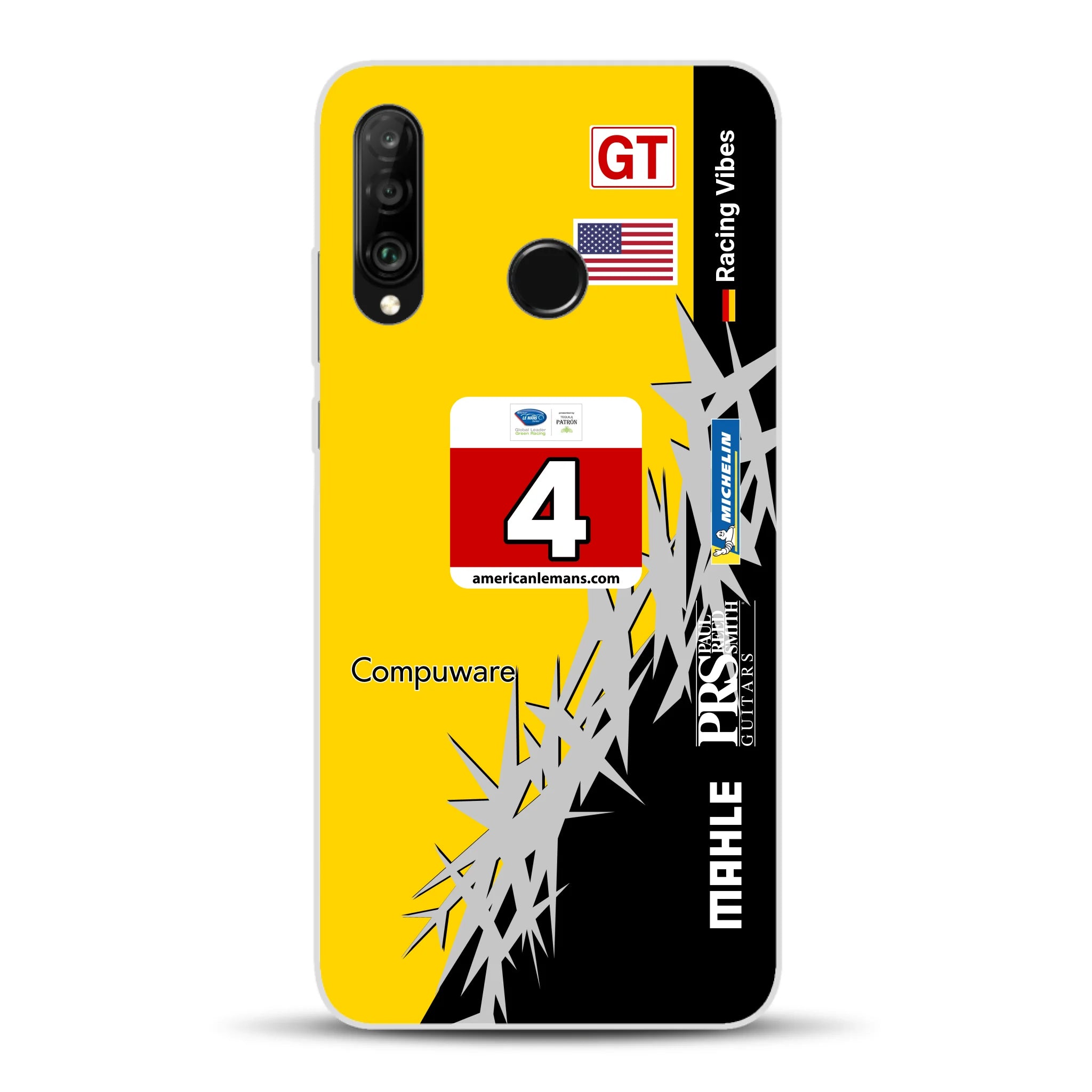 Corvette C6R 2010 ALMS Livery - Individuelle Handyhülle für Huawei