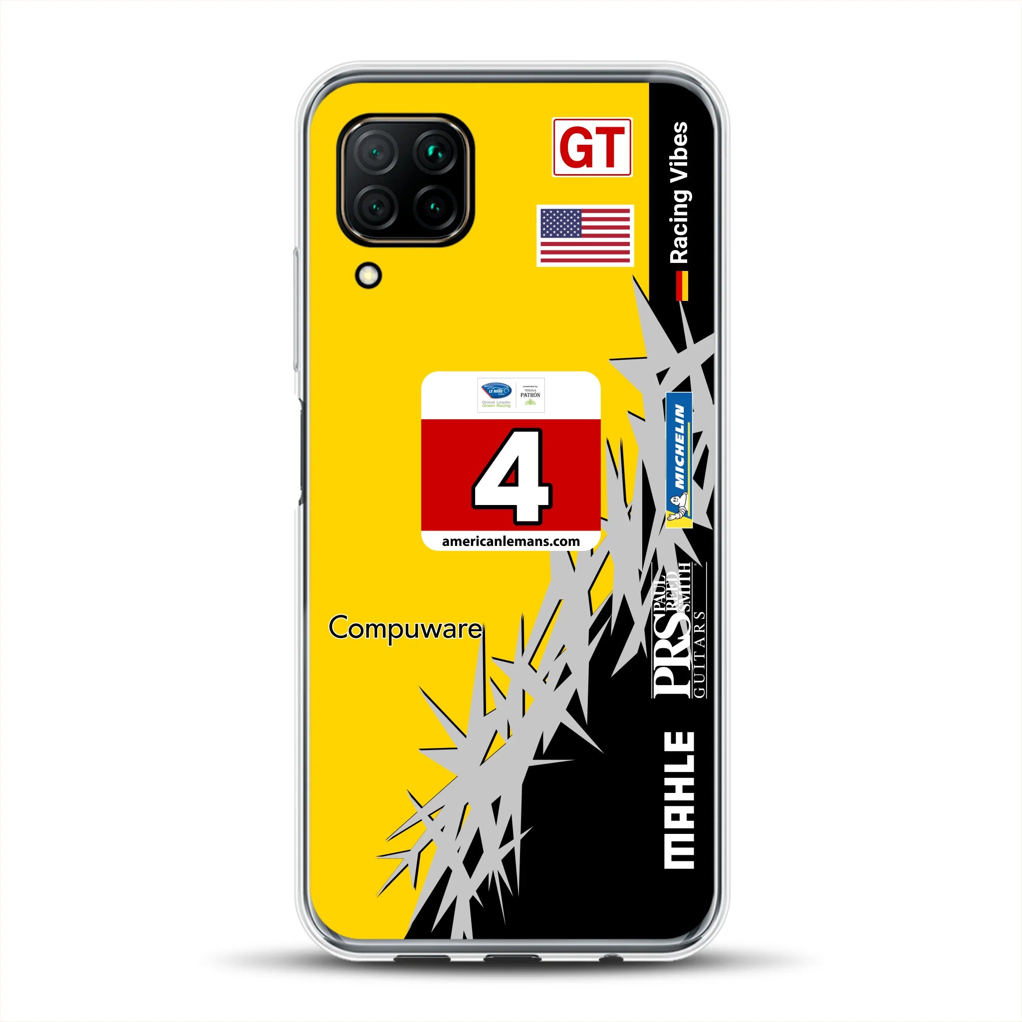 Corvette C6R 2010 ALMS Livery - Individuelle Handyhülle für Huawei