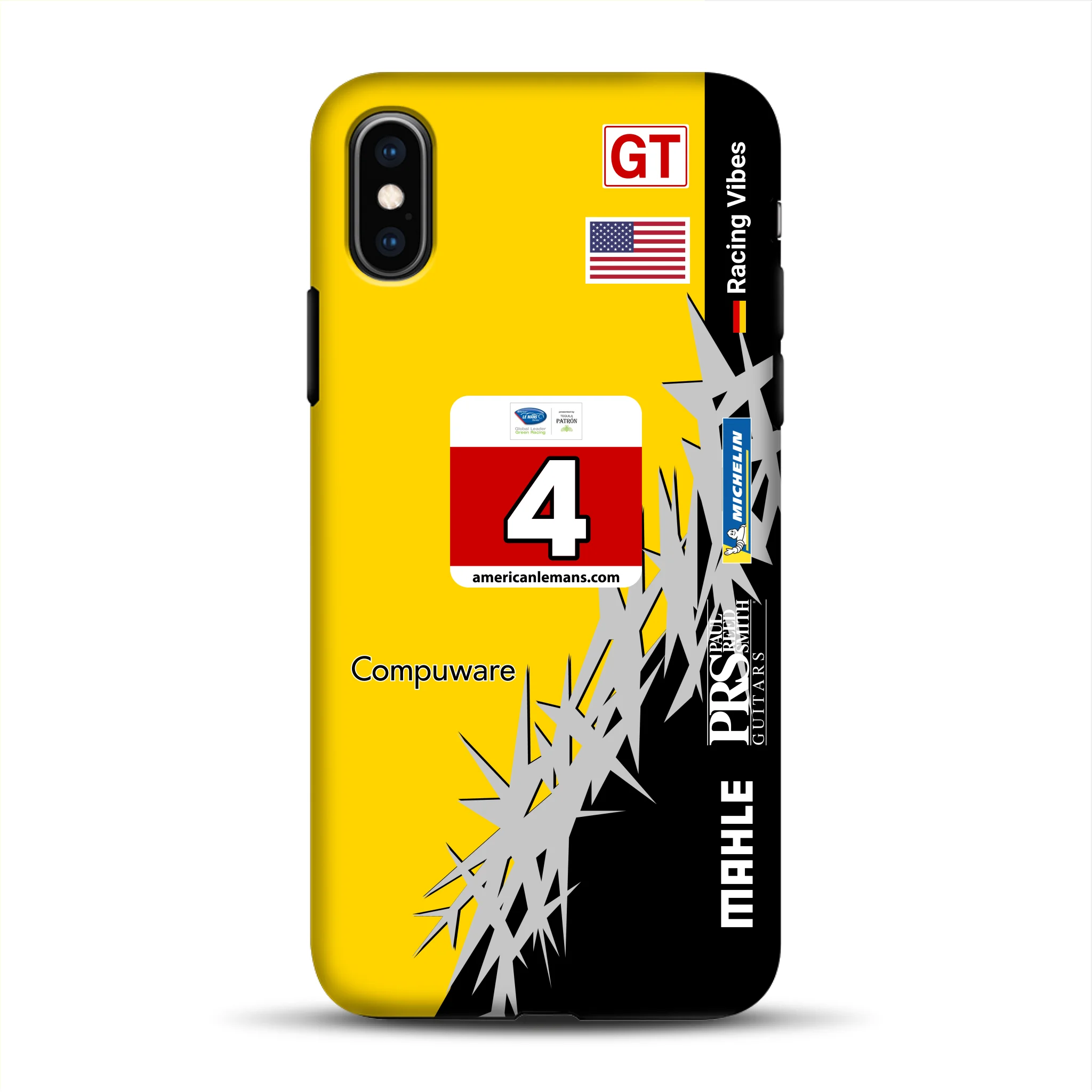 Corvette C6R 2010 ALMS Livery - Individuelle Premium Hülle für iPhone