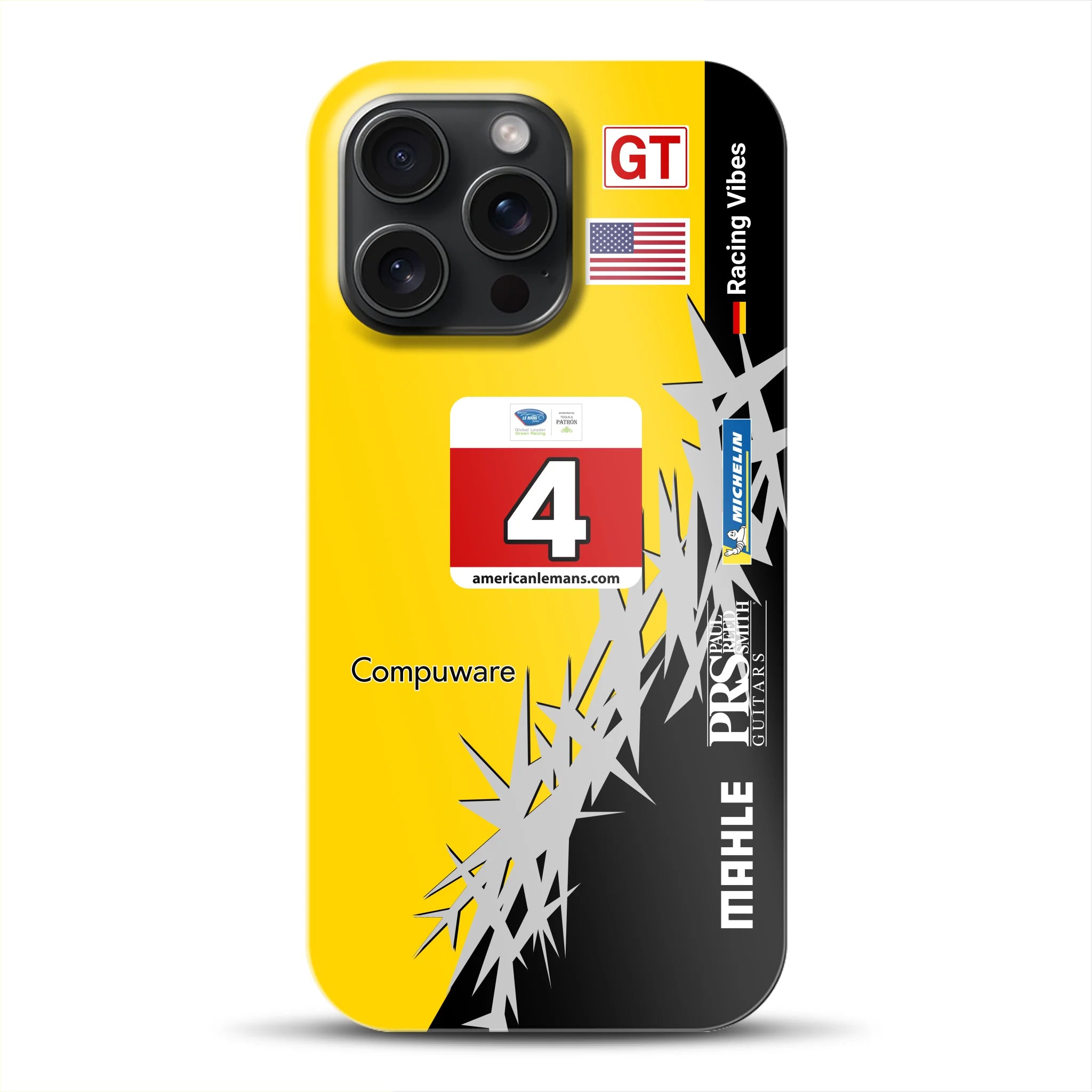 Corvette C6R 2010 ALMS Livery - Individuelle Premium Hülle für iPhone