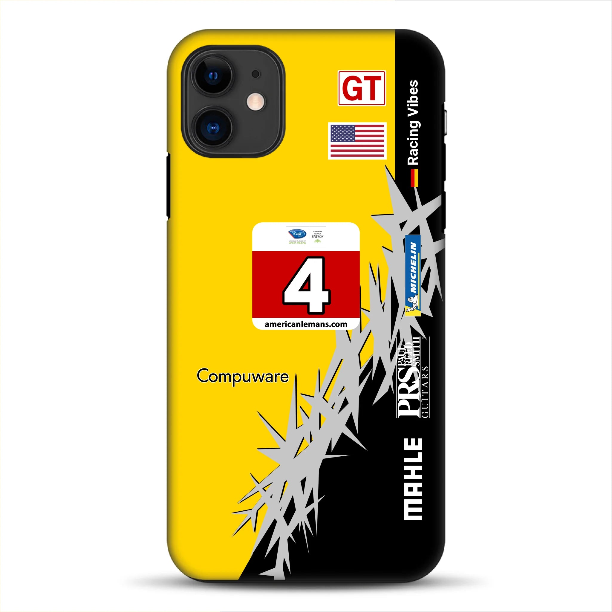 Corvette C6R 2010 ALMS Livery - Individuelle Premium Hülle für iPhone