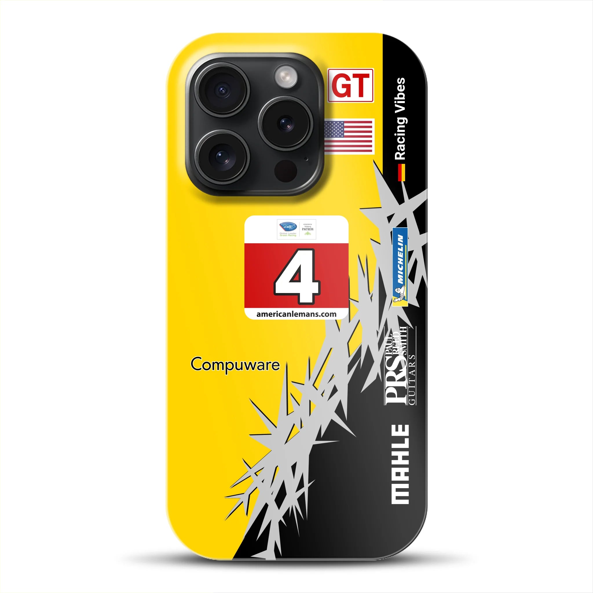 Corvette C6R 2010 ALMS Livery - Individuelle Premium Hülle für iPhone