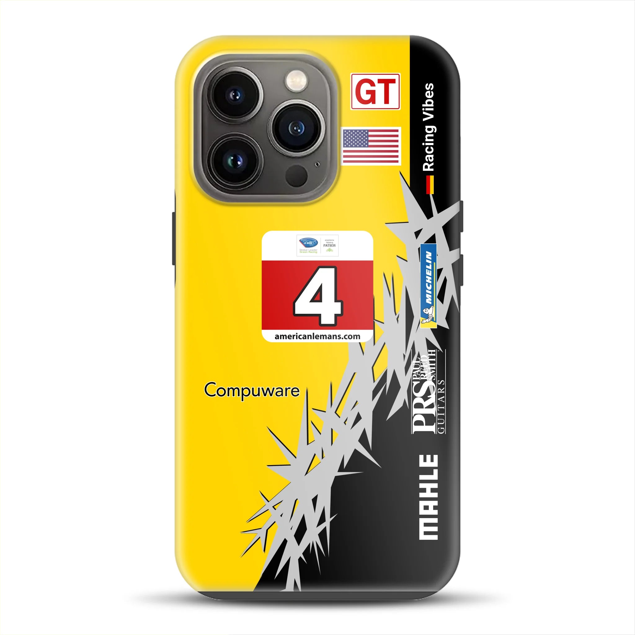 Corvette C6R 2010 ALMS Livery - Individuelle Premium Hülle für iPhone