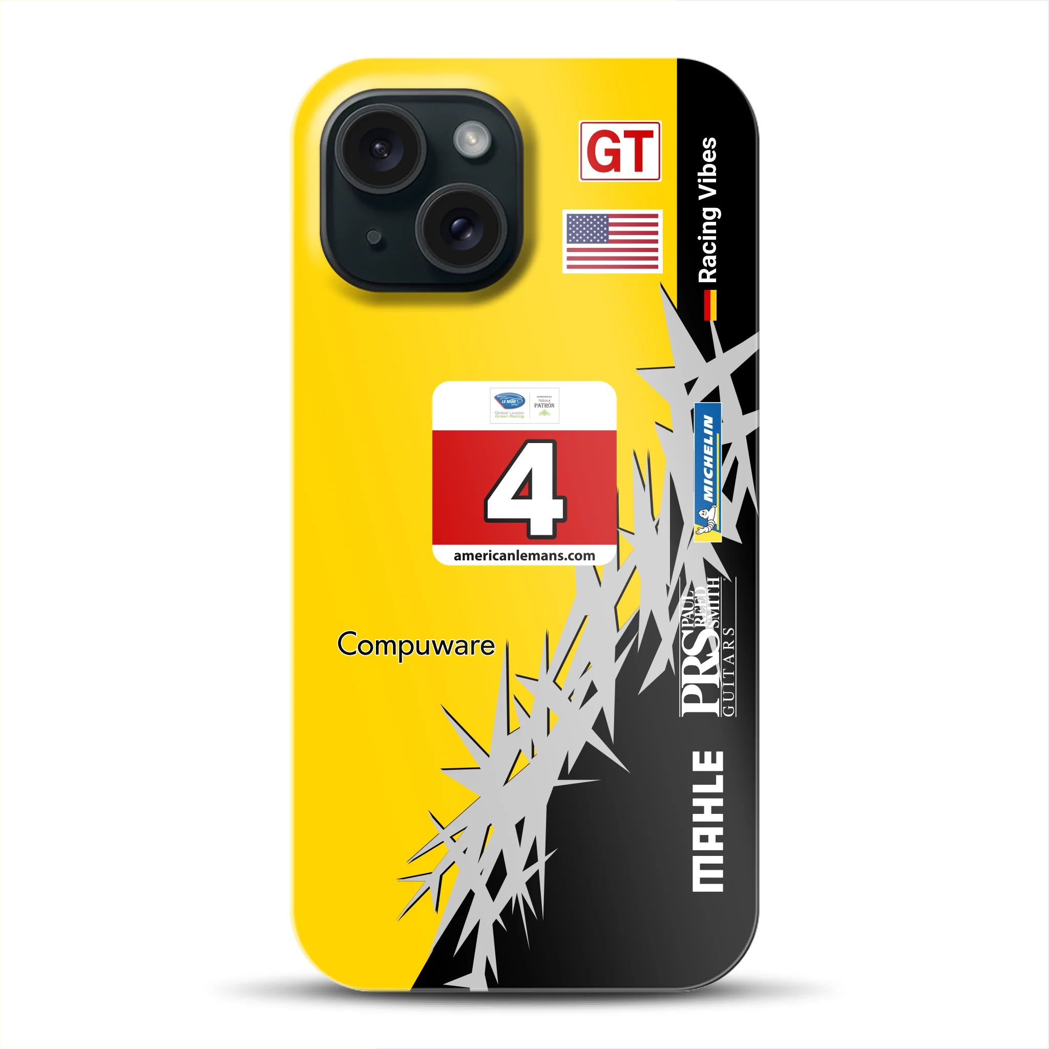 Corvette C6R 2010 ALMS Livery - Individuelle Premium Hülle für iPhone